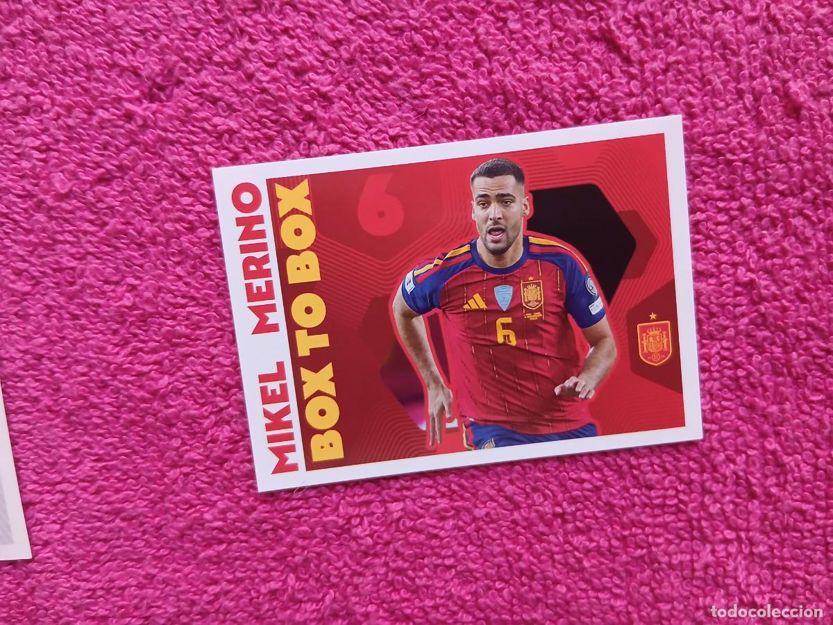 Cromos de f&uacute;tbol: espa&ntilde;a 2026 70 mikel merino selecci&oacute;n espa&ntilde;ola panini carrefour family mundial de futbol