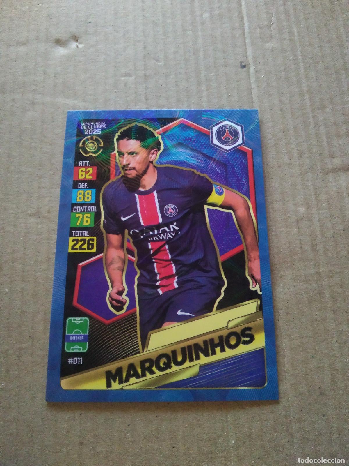 Cromos de f&uacute;tbol: 11 MARQUINHOS PARIS SAINT GERMAIN PSG CROMO FUTBOL GOL PUBLICACIONES MUNDIAL DE CLUBES 2025