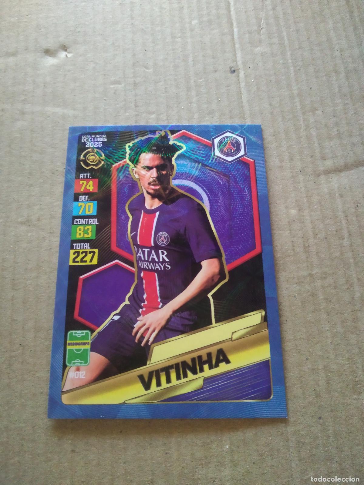 Cromos de f&uacute;tbol: 12 VITINHA PARIS SAINT GERMAIN PSG CROMO FUTBOL GOL PUBLICACIONES MUNDIAL DE CLUBES 2025