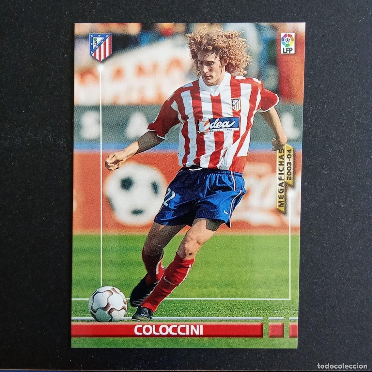 Cromos de f&uacute;tbol: 42 COLOCCINI ATLETICO MADRID LIGA 2003 2004 03 04 MEGAFICHAS PANINI