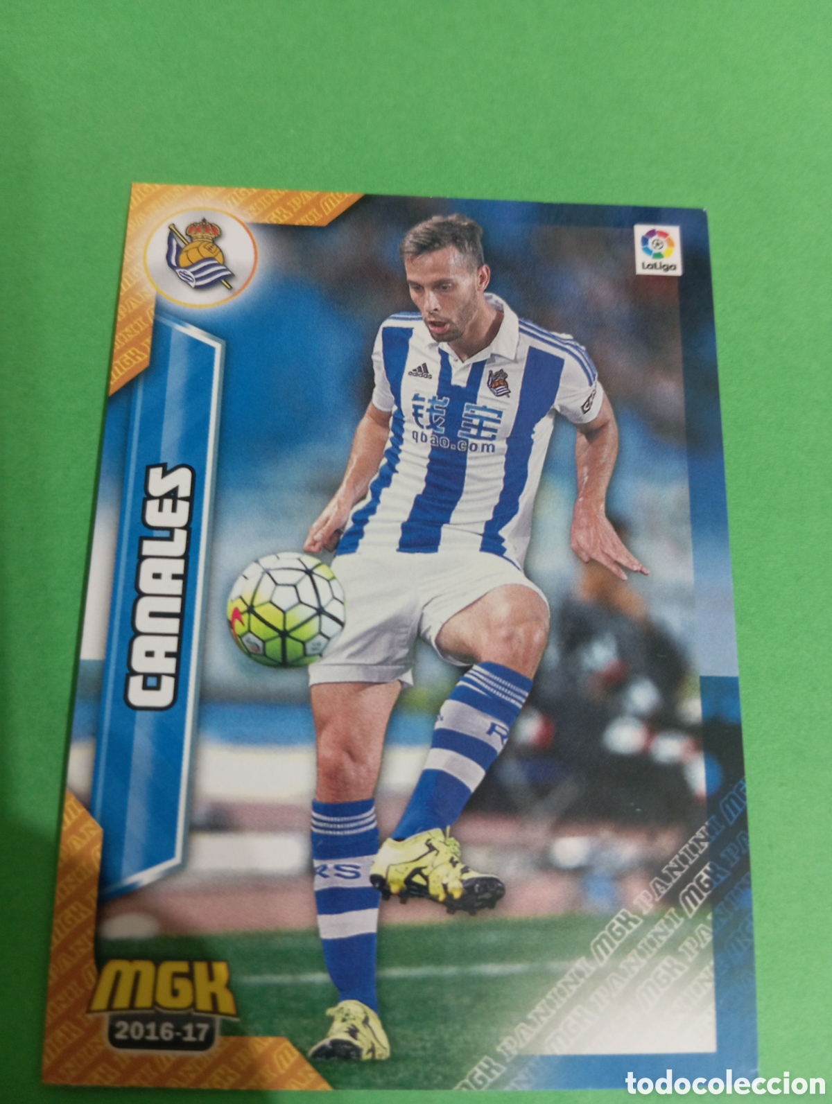 Cromos de f&uacute;tbol: Canales Real Sociedad n&deg;421 / PANINI MEGACRACKS 2016/2017