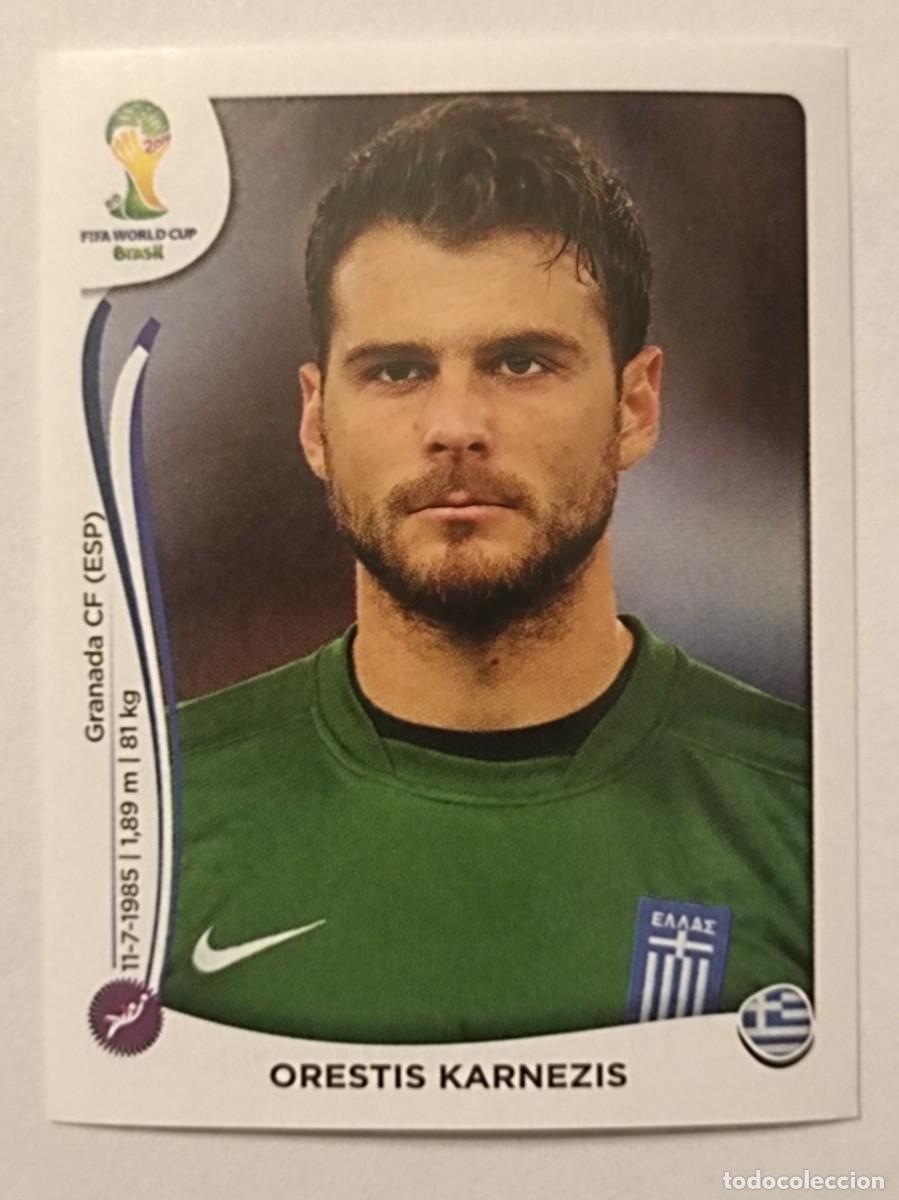 Cromos de f&uacute;tbol: #205 KARNEZIS (GRECIA) MUNDIAL BRASIL 2014 PANINI