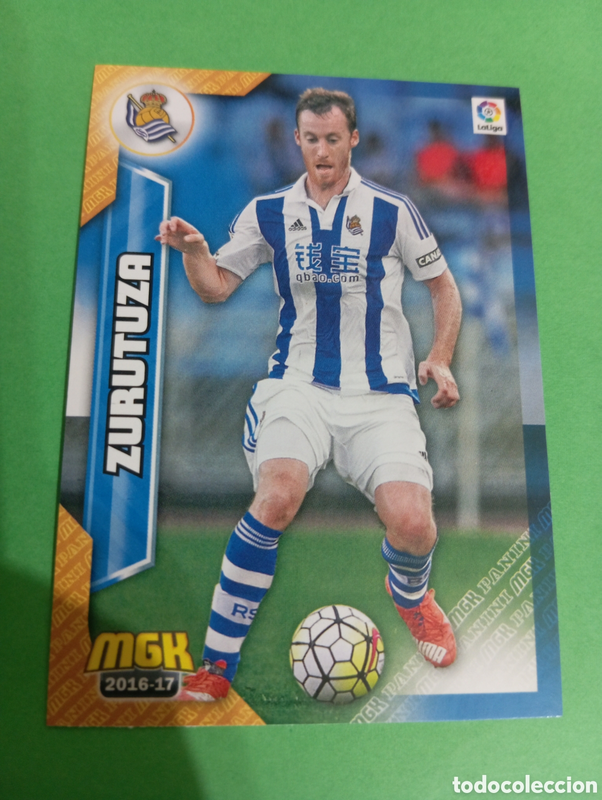 Cromos de Futebol: Zurutuza Real Sociedad n&deg;422 / PANINI MEGACRACKS 2016/2017