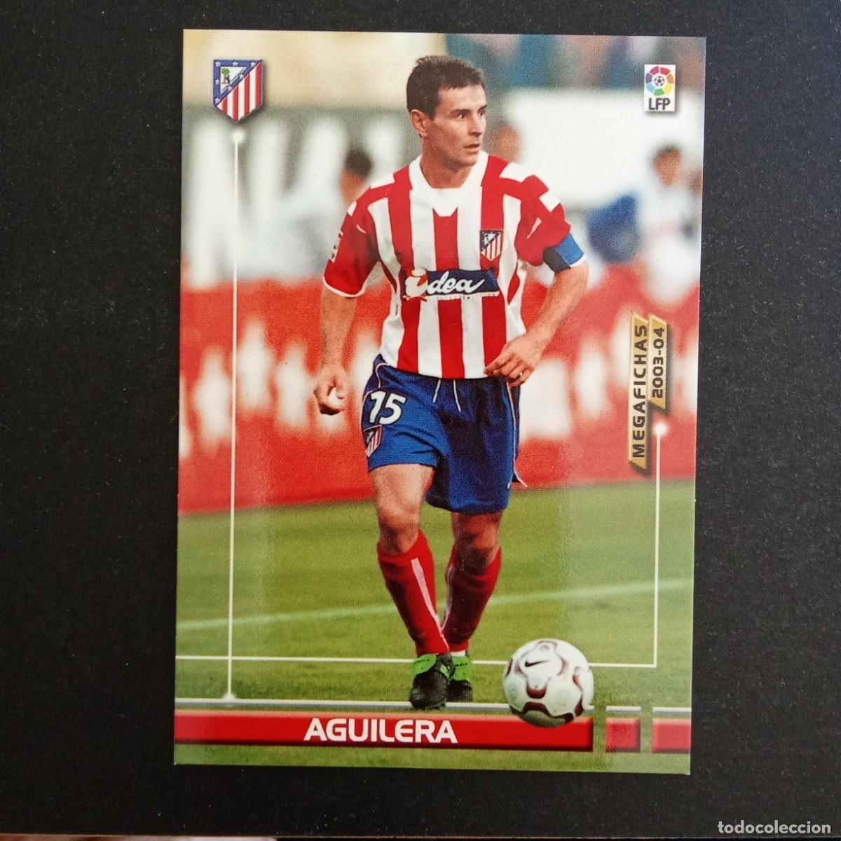 Fu&szlig;ball-Sticker: 48 AGUILERA ATLETICO MADRID LIGA 2003 2004 03 04 MEGAFICHAS PANINI