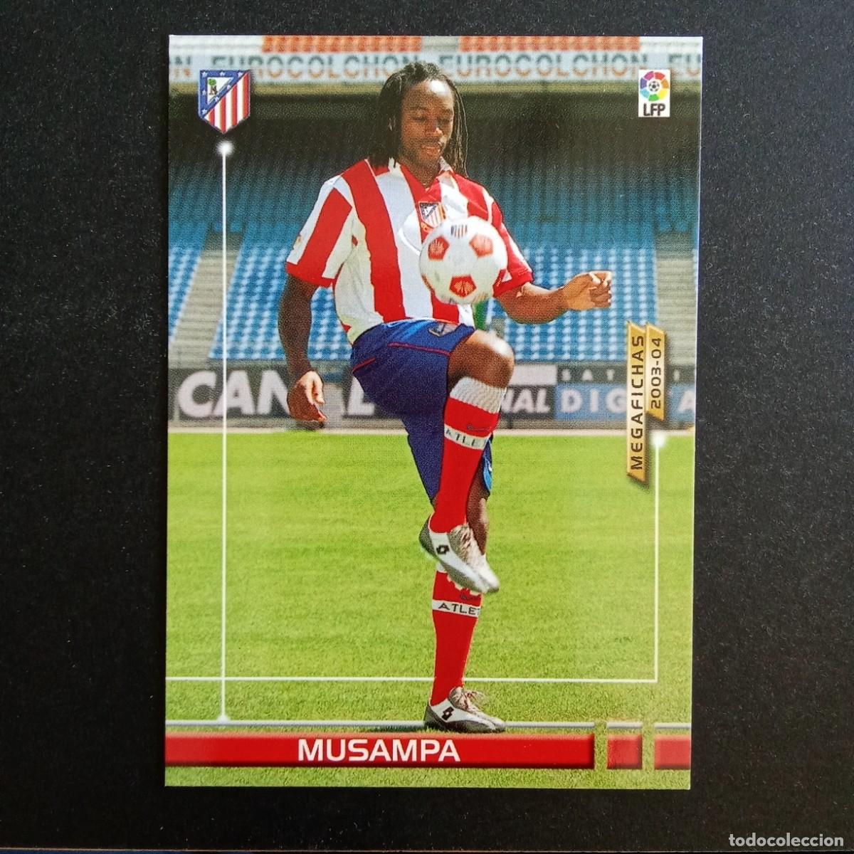 Fu&szlig;ball-Sticker: 50 MUSAMPA ATLETICO MADRID LIGA 2003 2004 03 04 MEGAFICHAS PANINI