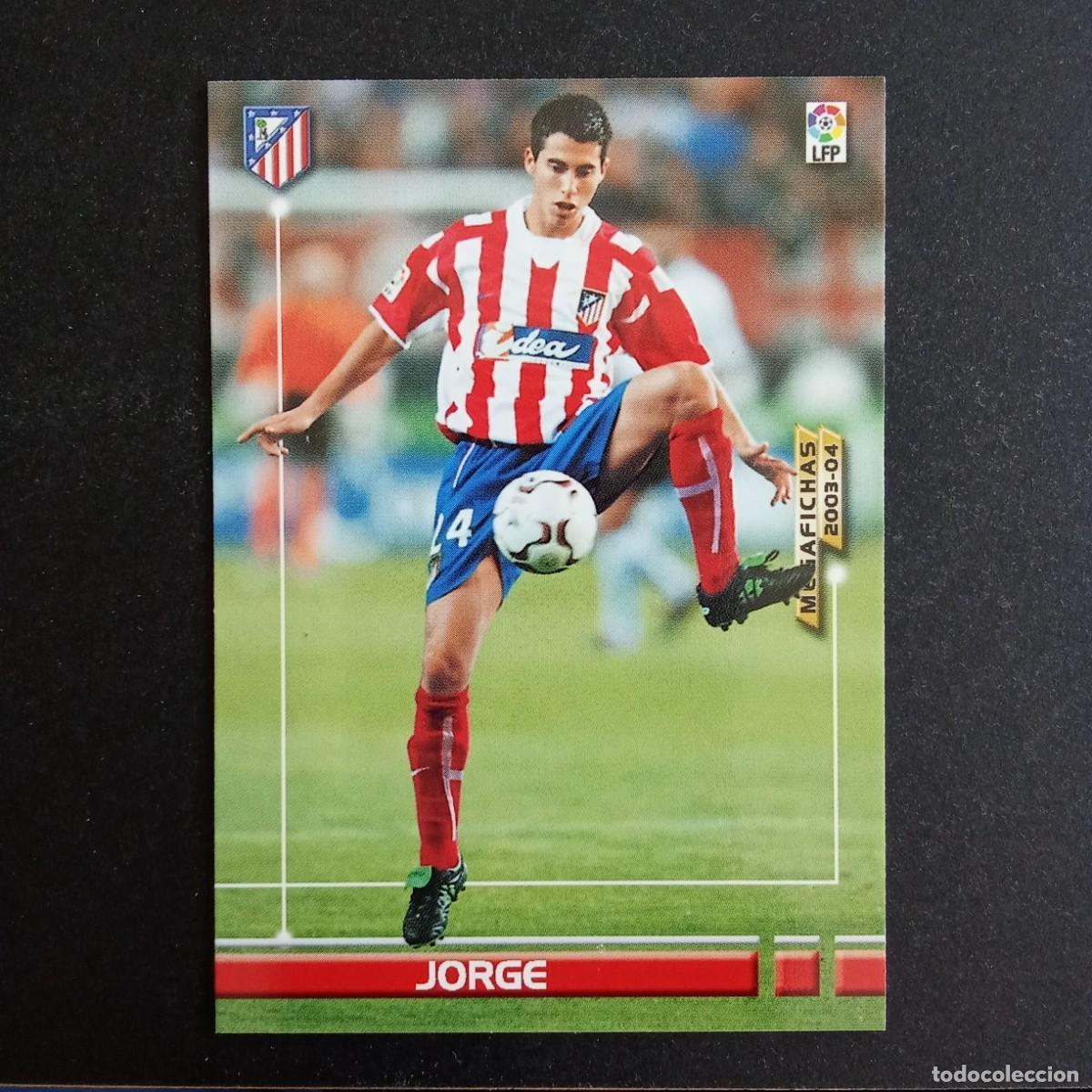 Fu&szlig;ball-Sticker: 51 JORGE ATLETICO MADRID LIGA 2003 2004 03 04 MEGAFICHAS PANINI