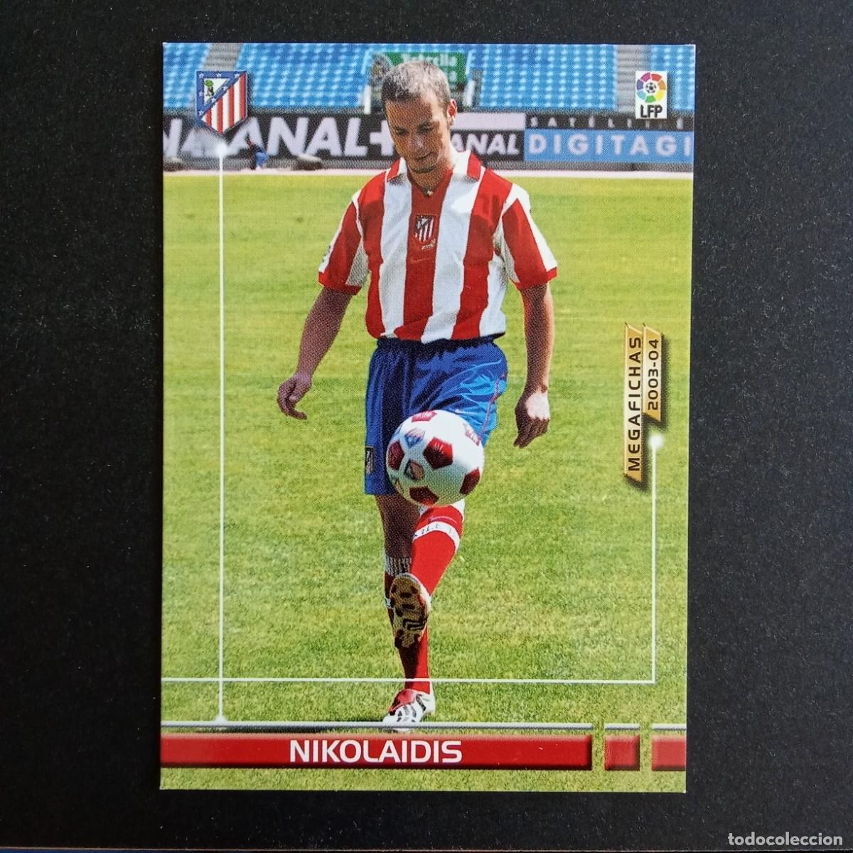 Fu&szlig;ball-Sticker: 52 NIKOLAIDIS ATLETICO MADRID LIGA 2003 2004 03 04 MEGAFICHAS PANINI
