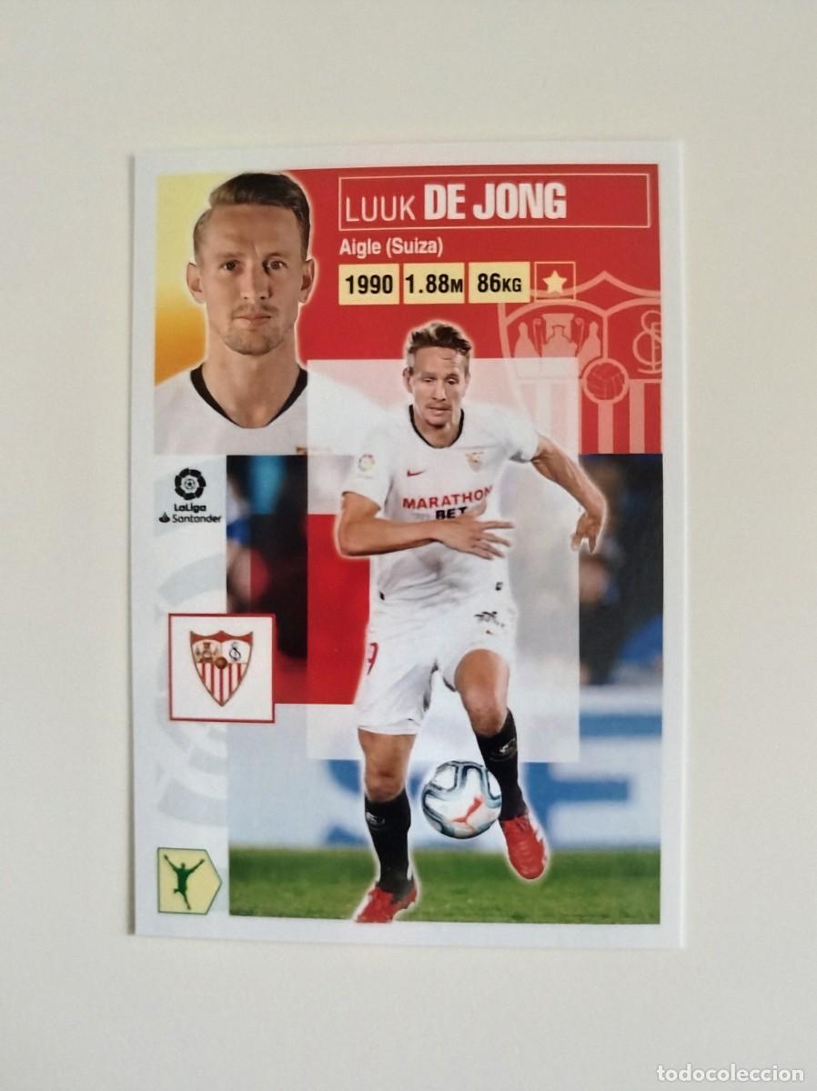 Cromos de f&uacute;tbol: De Jong 17 SIN PEGAR NUNCA PEGADO Sevilla FC Liga Ediciones Este 20 21 / 2020 2021