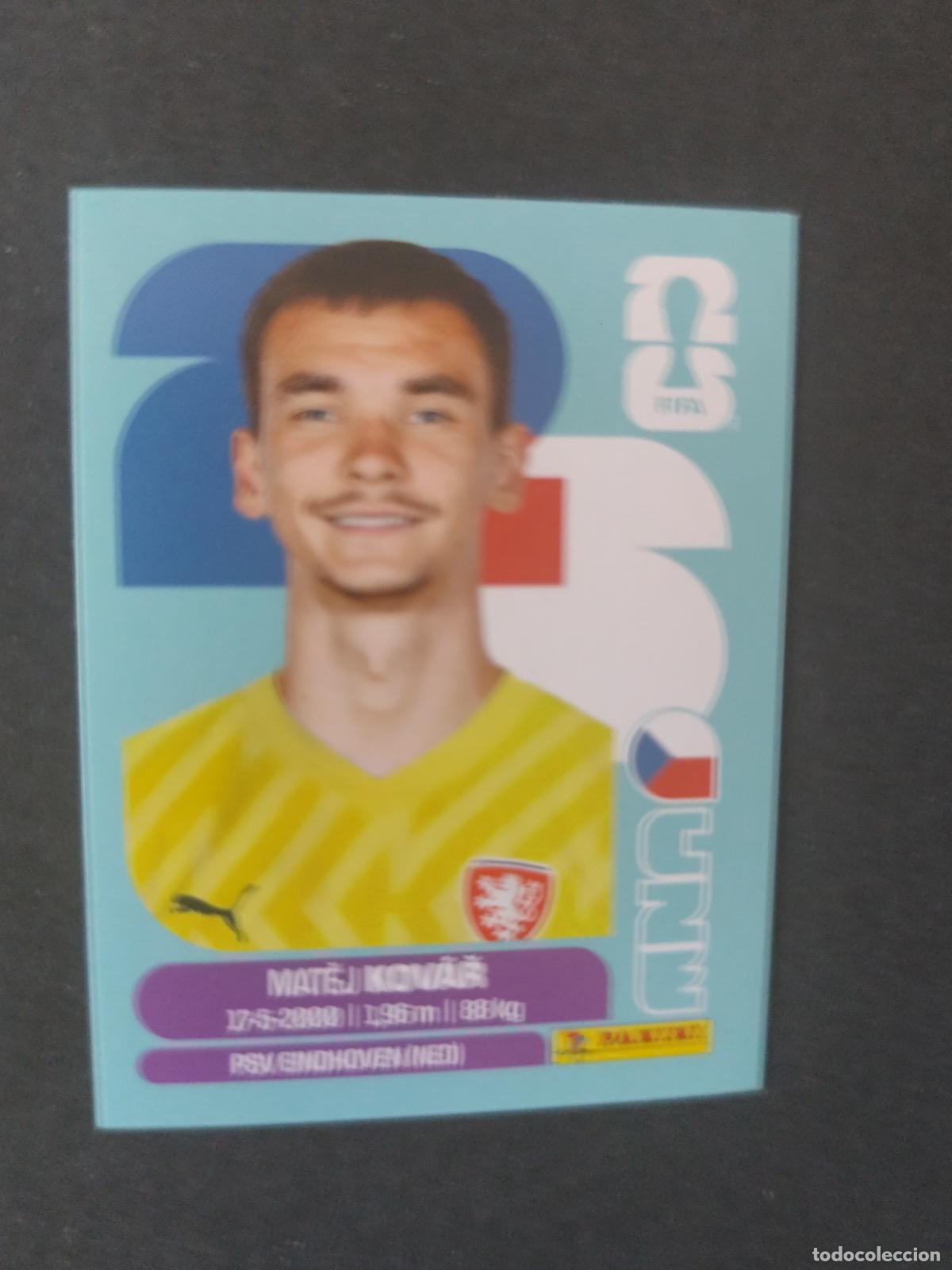 Cromos de f&uacute;tbol: CZE2 MATĚJ KOV&Aacute;Ř 2 REP&Uacute;BLICA CHECA CHEQUIA MUNDIAL FIFA WORLD CUP 2026 STICKER PANINI SIN PEGAR