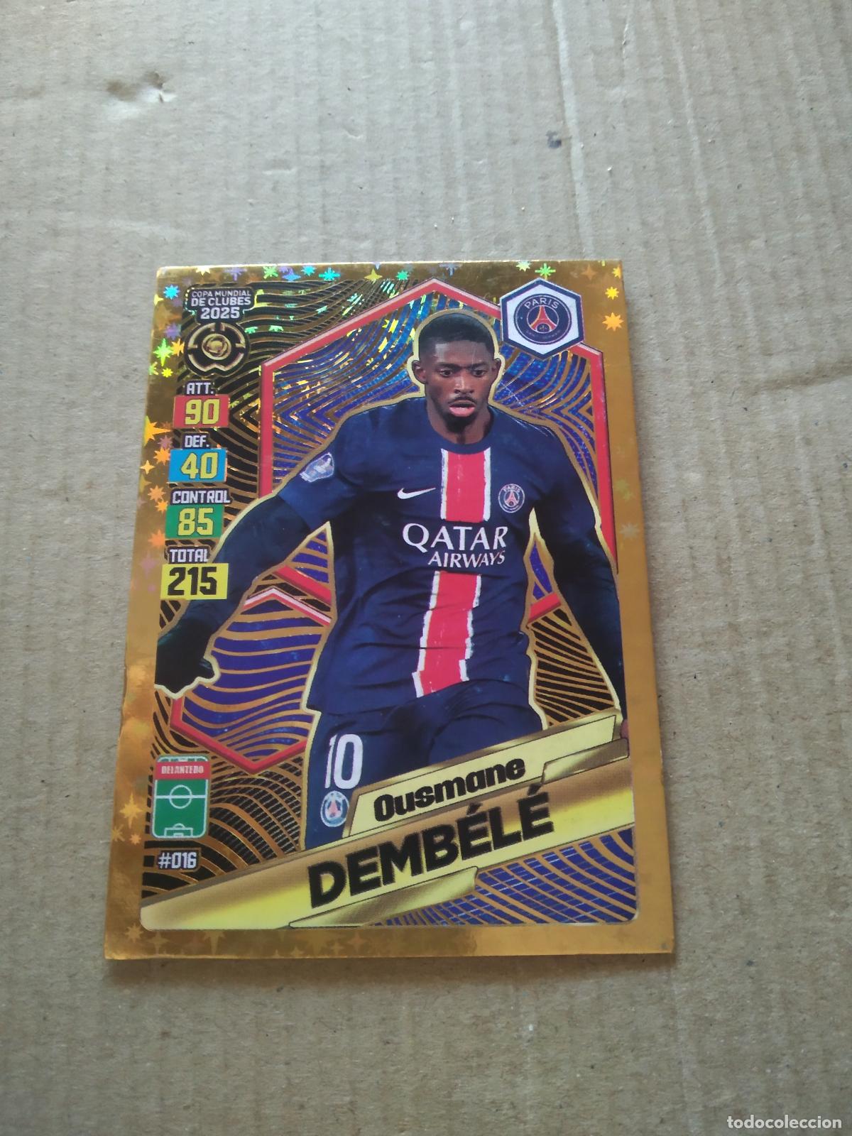 Cromos de f&uacute;tbol: 16 DEMBELE PARIS SAINT GERMAIN PSG CROMO FUTBOL GOL PUBLICACIONES MUNDIAL DE CLUBES 2025