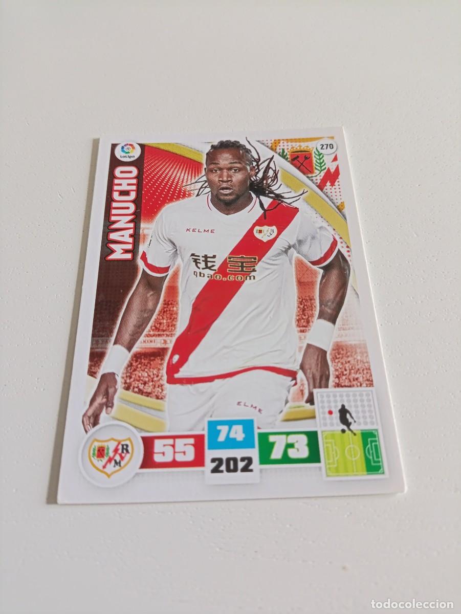 Cromos de f&uacute;tbol: Adrenalyn 2015/16 Manucho Rayo Vallecano