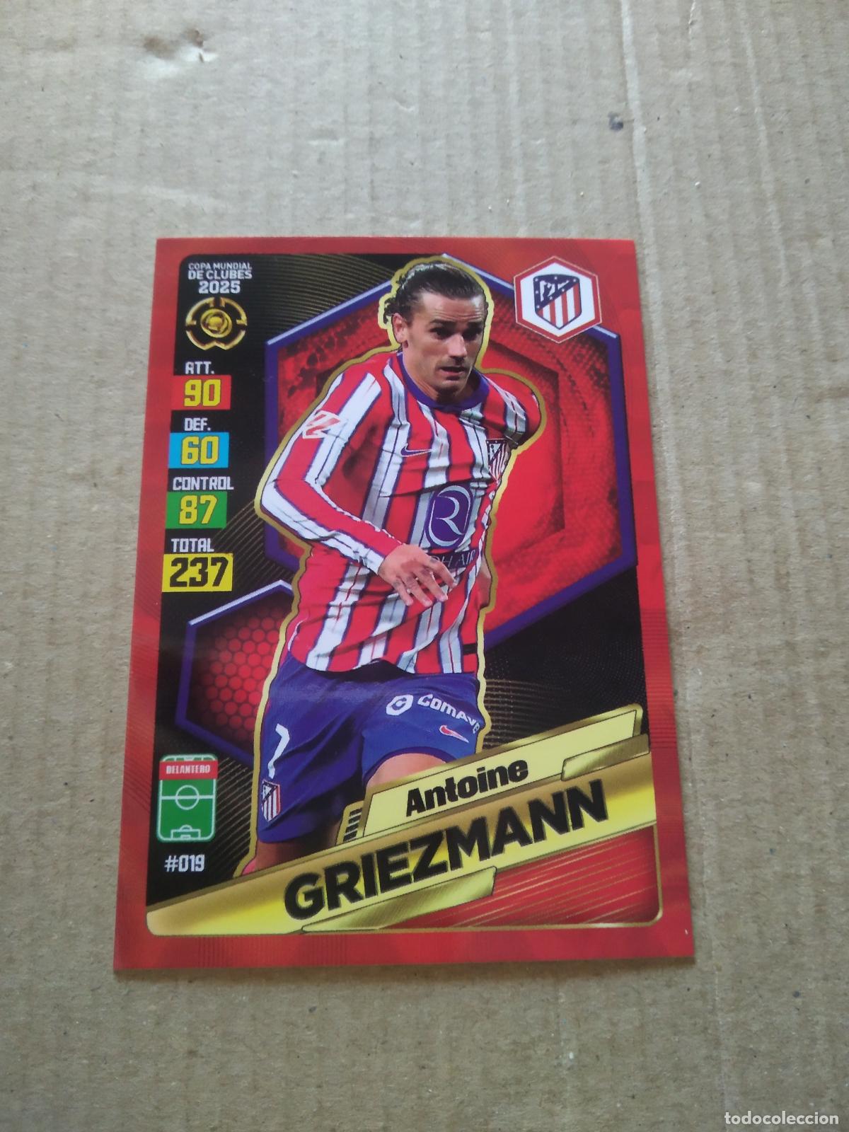 Cromos de f&uacute;tbol: 19 GRIEZMANN ATLETICO DE MADRID CROMO FUTBOL GOL PUBLICACIONES MUNDIAL DE CLUBES 2025