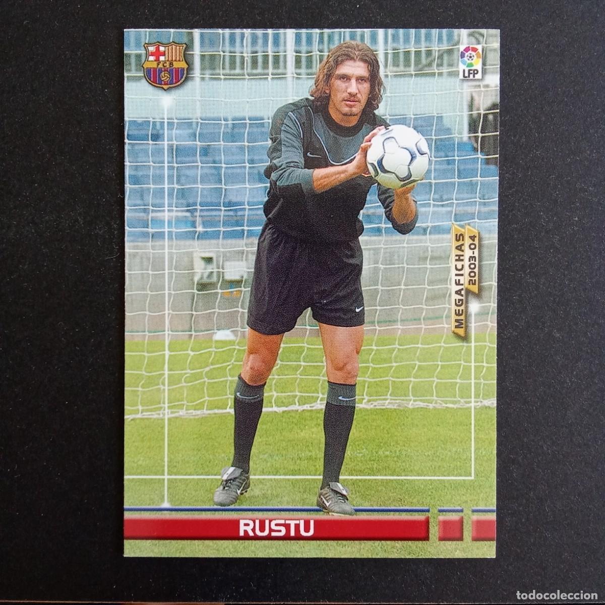 Cromos de f&uacute;tbol: 57 RUSTU BARCELONA LIGA 2003 2004 03 04 MEGAFICHAS PANINI