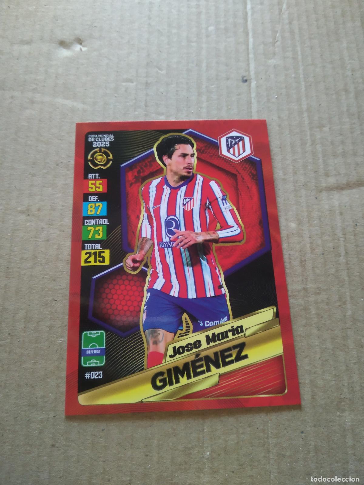 Cromos de f&uacute;tbol: 23 JOSE MARIA GIMENEZ ATLETICO DE MADRID CROMO FUTBOL GOL PUBLICACIONES MUNDIAL DE CLUBES 2025