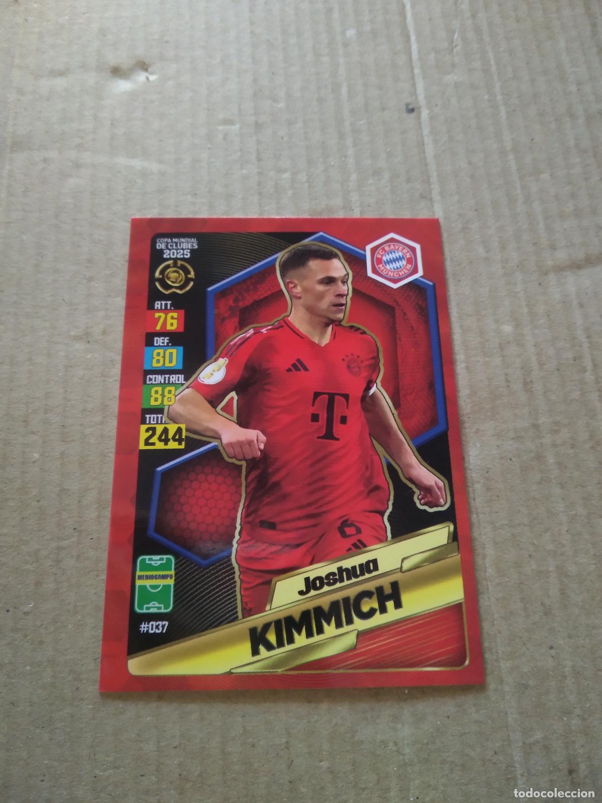 Cromos de f&uacute;tbol: 37 KIMMICH BAYERN MUNICH CROMO FUTBOL GOL PUBLICACIONES MUNDIAL DE CLUBES 2025