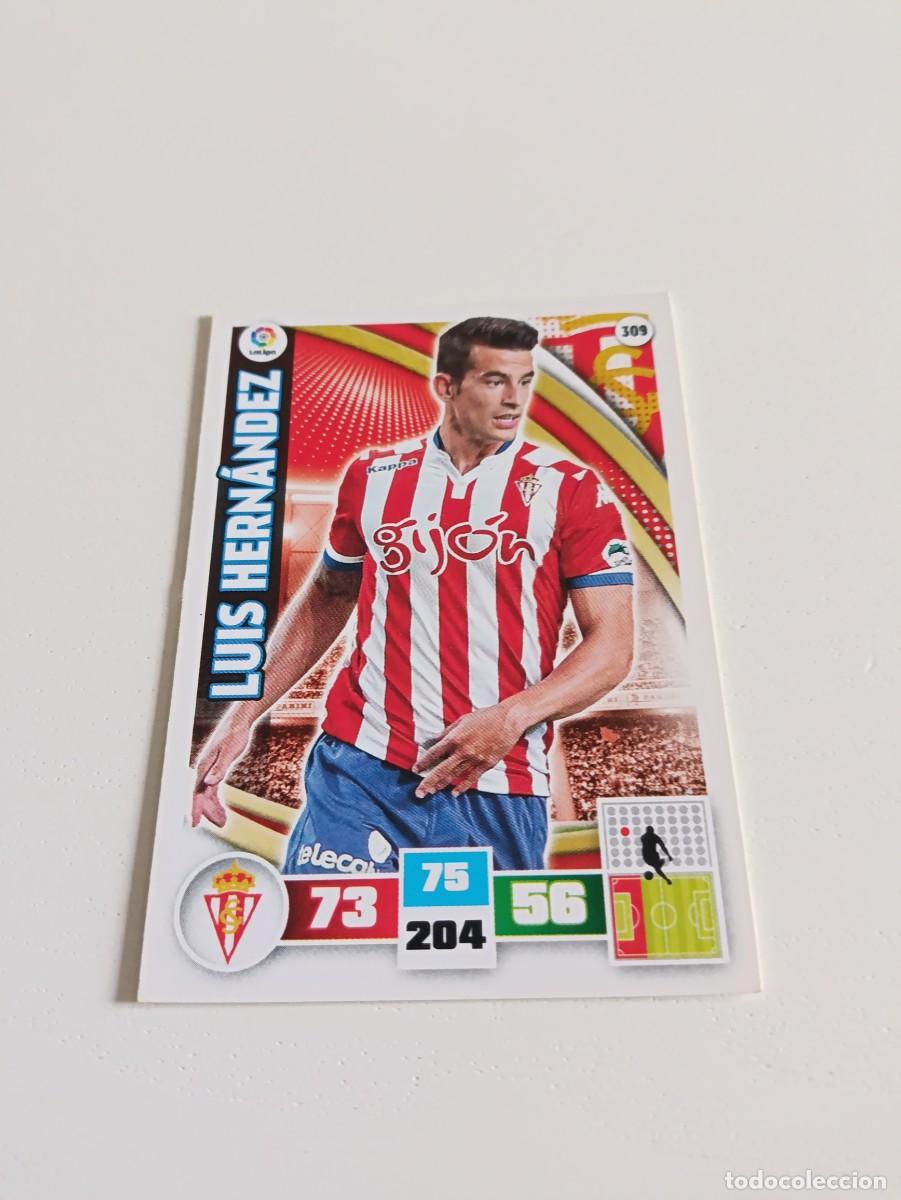 Cromos de f&uacute;tbol: Adrenalyn 2015/16 Luis Hern&aacute;ndez Sporting