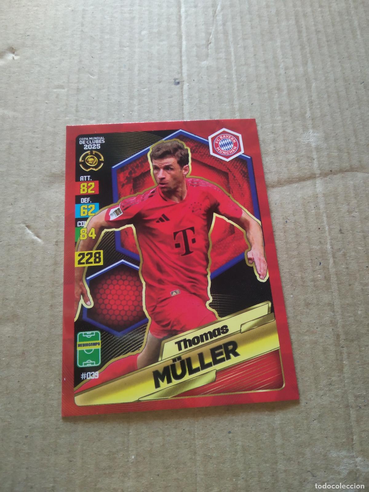 Cromos de f&uacute;tbol: 39 MULLER BAYERN MUNICH CROMO FUTBOL GOL PUBLICACIONES MUNDIAL DE CLUBES 2025