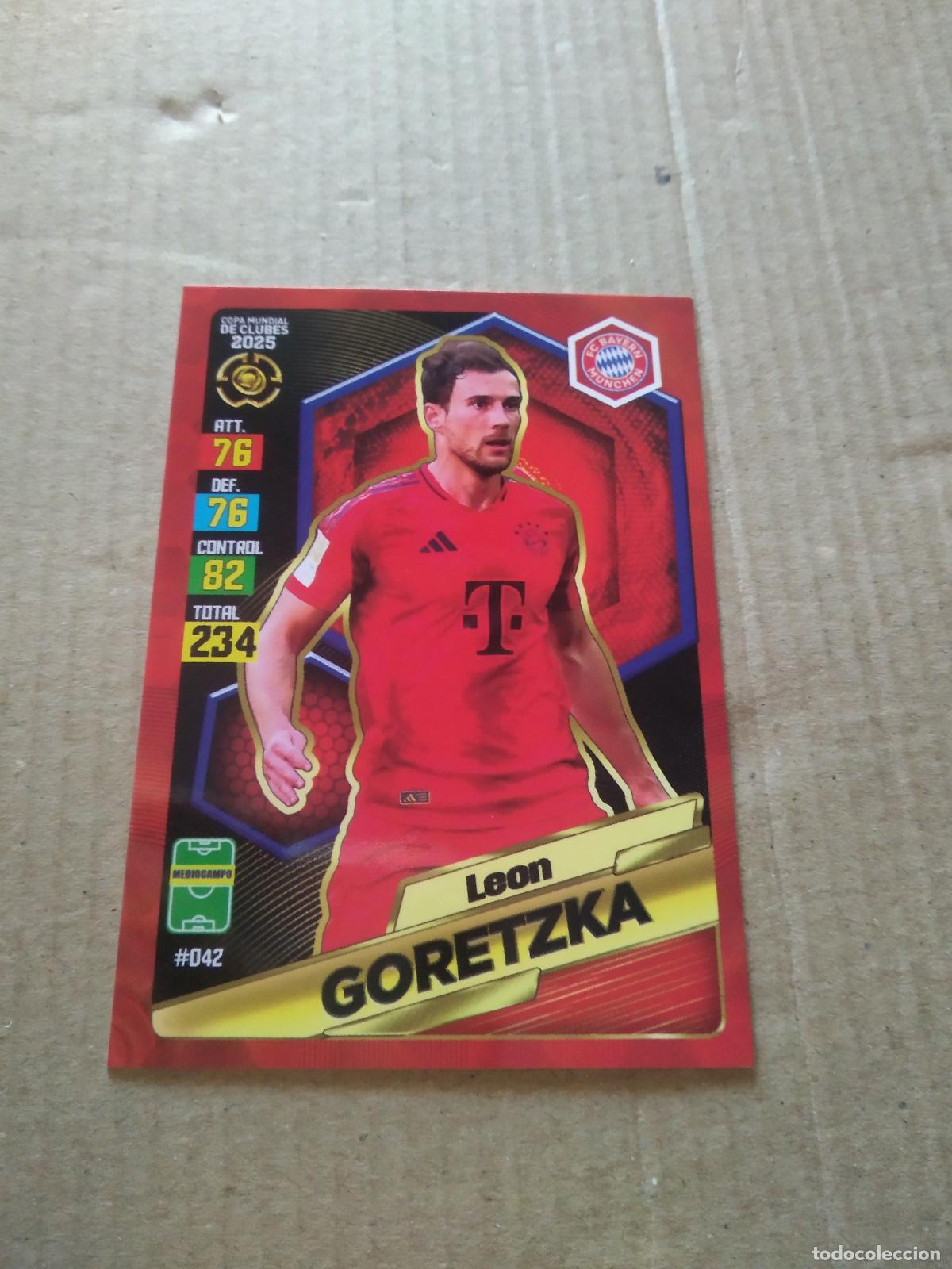 Cromos de f&uacute;tbol: 42 GORETZKA BAYERN MUNICH CROMO FUTBOL GOL PUBLICACIONES MUNDIAL DE CLUBES 2025