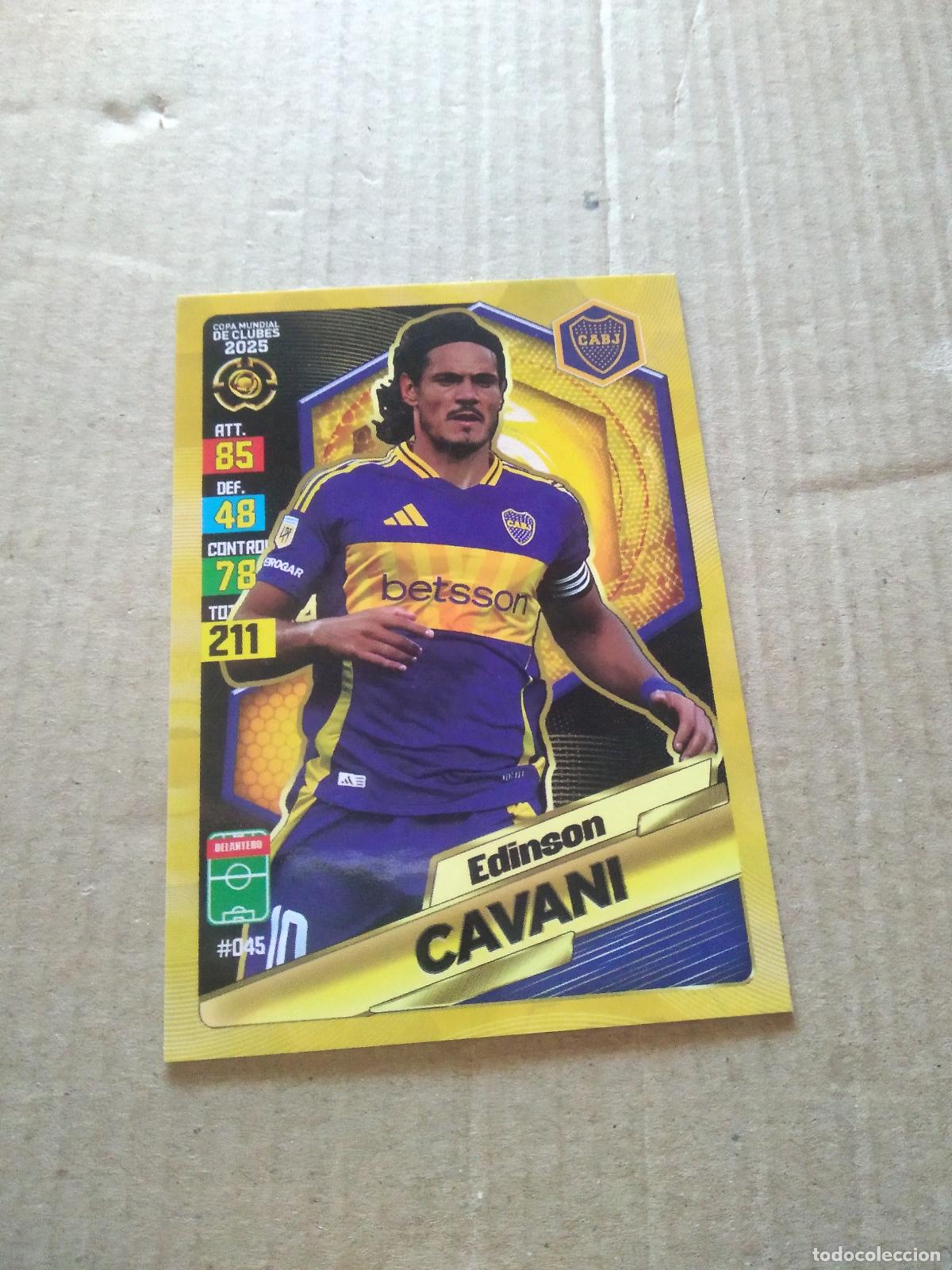 Cromos de f&uacute;tbol: 45 CAVANI BOCA JUNIORS CROMO FUTBOL GOL PUBLICACIONES MUNDIAL DE CLUBES 2025