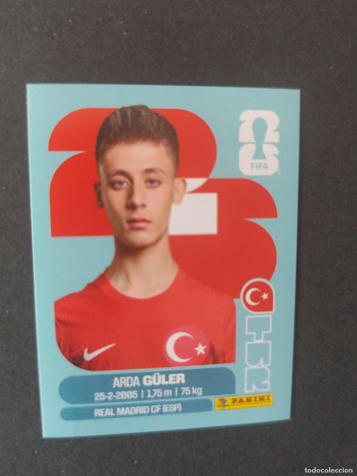 Cromos de f&uacute;tbol: TUR14 ARDA G&Uuml;LER 14 TURQU&Iacute;A MUNDIAL FIFA WORLD CUP 2026 STICKER PANINI SIN PEGAR