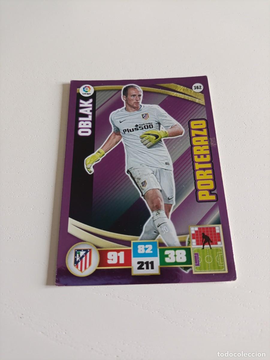 Cromos de f&uacute;tbol: Adrenalyn 2015/16 Oblak Atl&eacute;tico de Madrid
