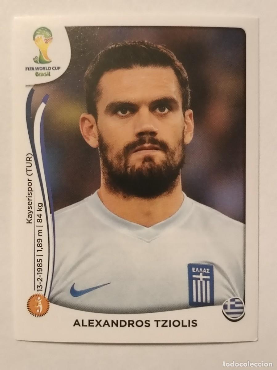 Cromos de f&uacute;tbol: #215 TZIOLIS (GRECIA) MUNDIAL BRASIL 2014 PANINI