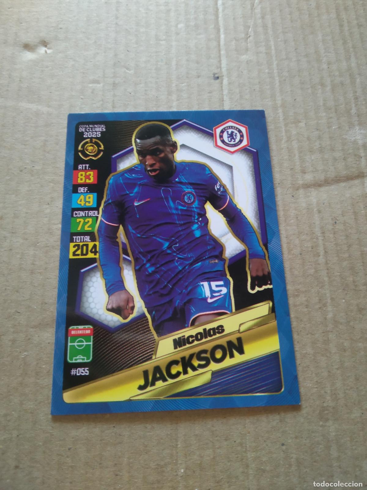 Cromos de f&uacute;tbol: 55 NICOLAS JACKSON CHELSEA CROMO FUTBOL GOL PUBLICACIONES MUNDIAL DE CLUBES 2025