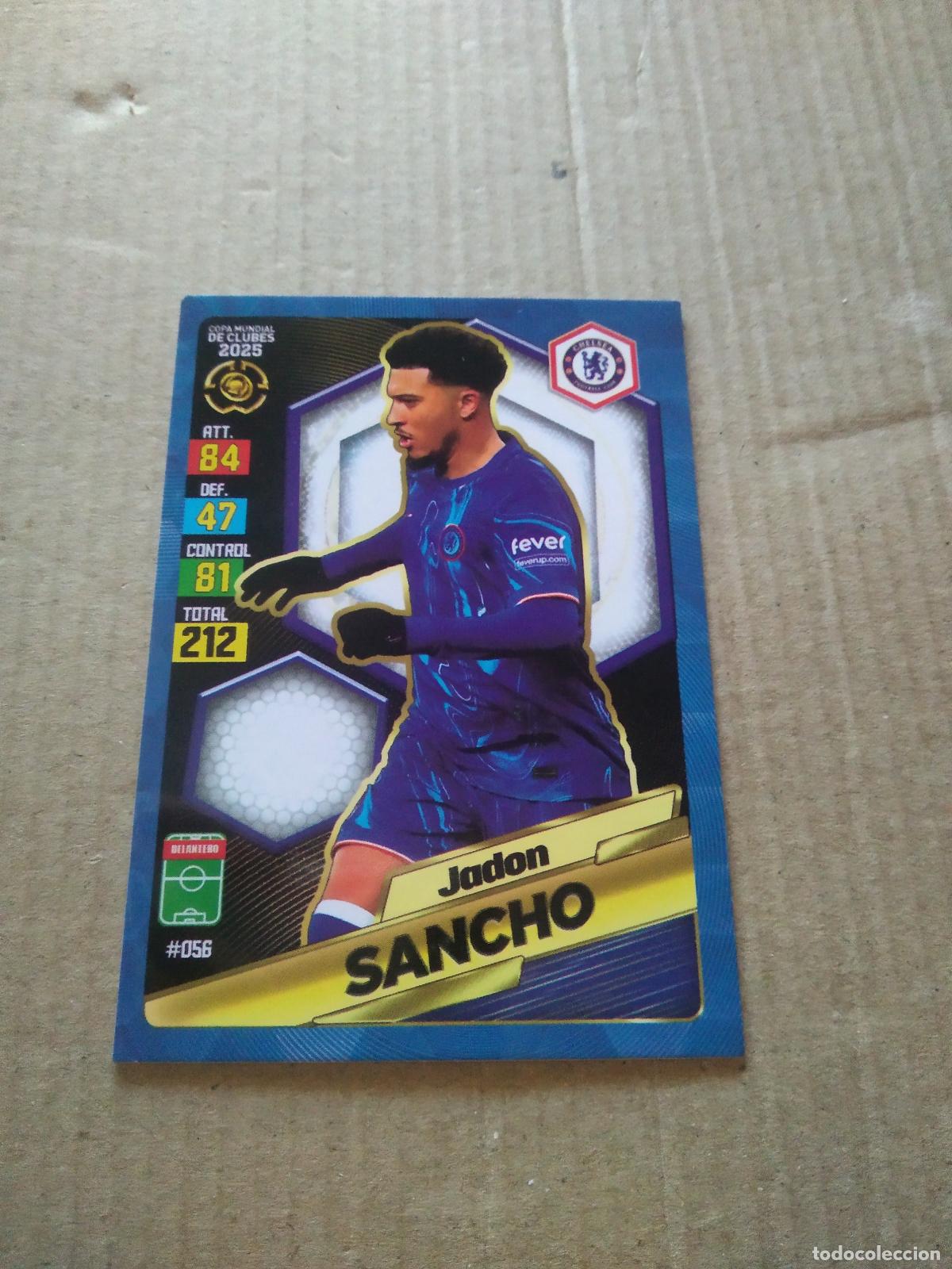 Cromos de f&uacute;tbol: 56 JADON SANCHO CHELSEA CROMO FUTBOL GOL PUBLICACIONES MUNDIAL DE CLUBES 2025