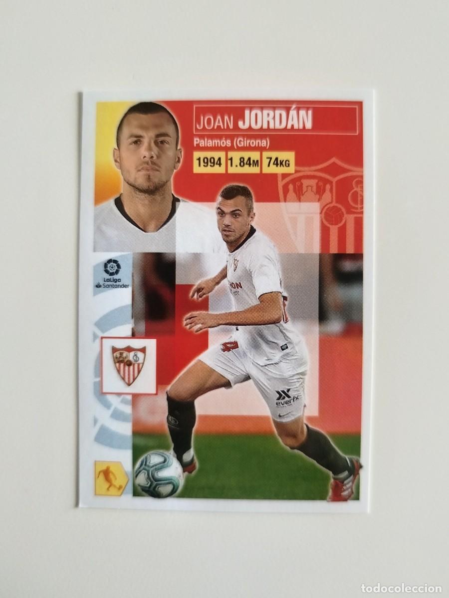 Cromos de f&uacute;tbol: Jord&aacute;n 11 SIN PEGAR NUNCA PEGADO Sevilla FC Liga Ediciones Este 20 21 / 2020 2021