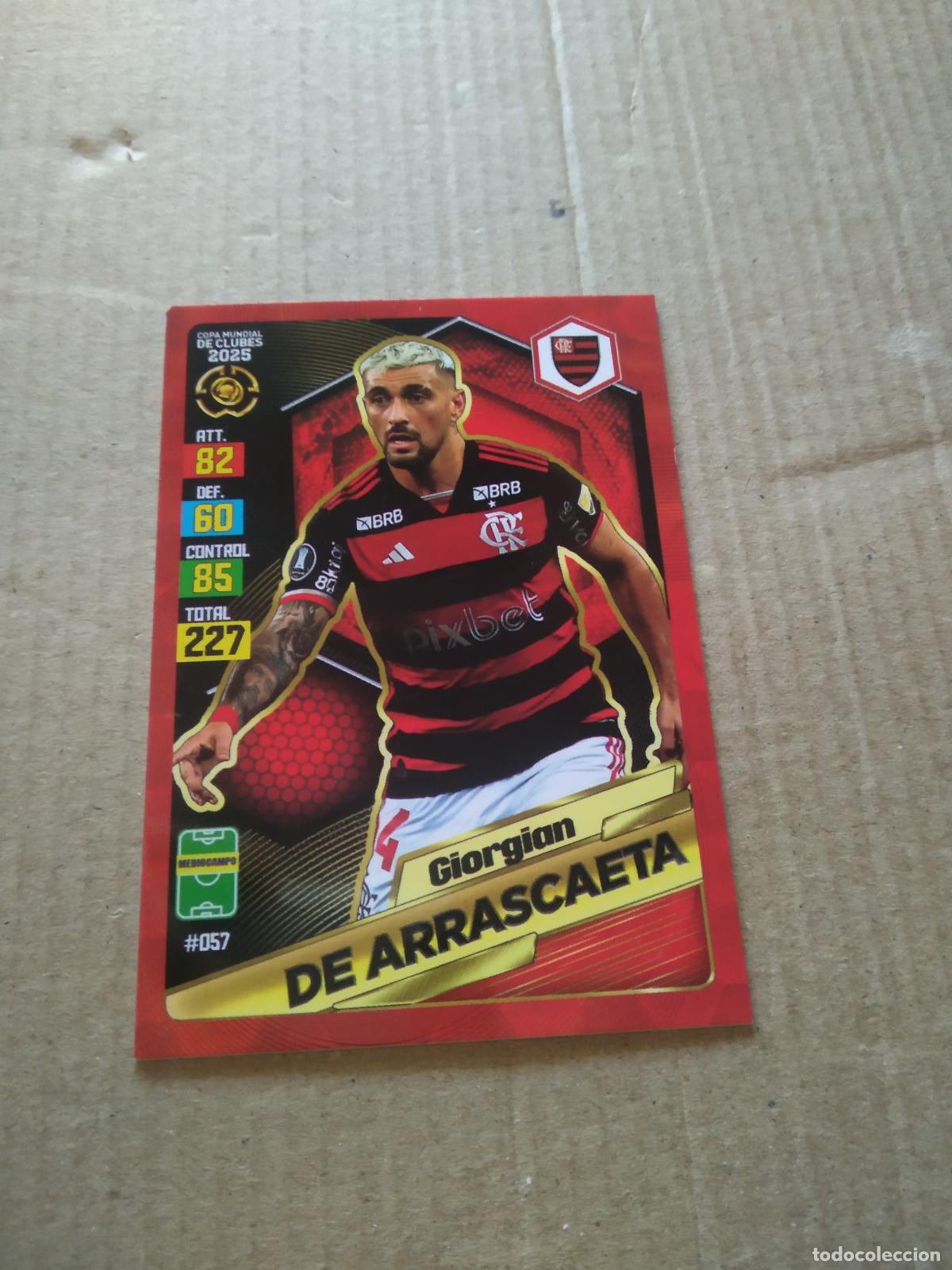 Cromos de Futebol: 57 DE ARRASCAETA FLAMENGO CROMO FUTBOL GOL PUBLICACIONES MUNDIAL DE CLUBES 2025