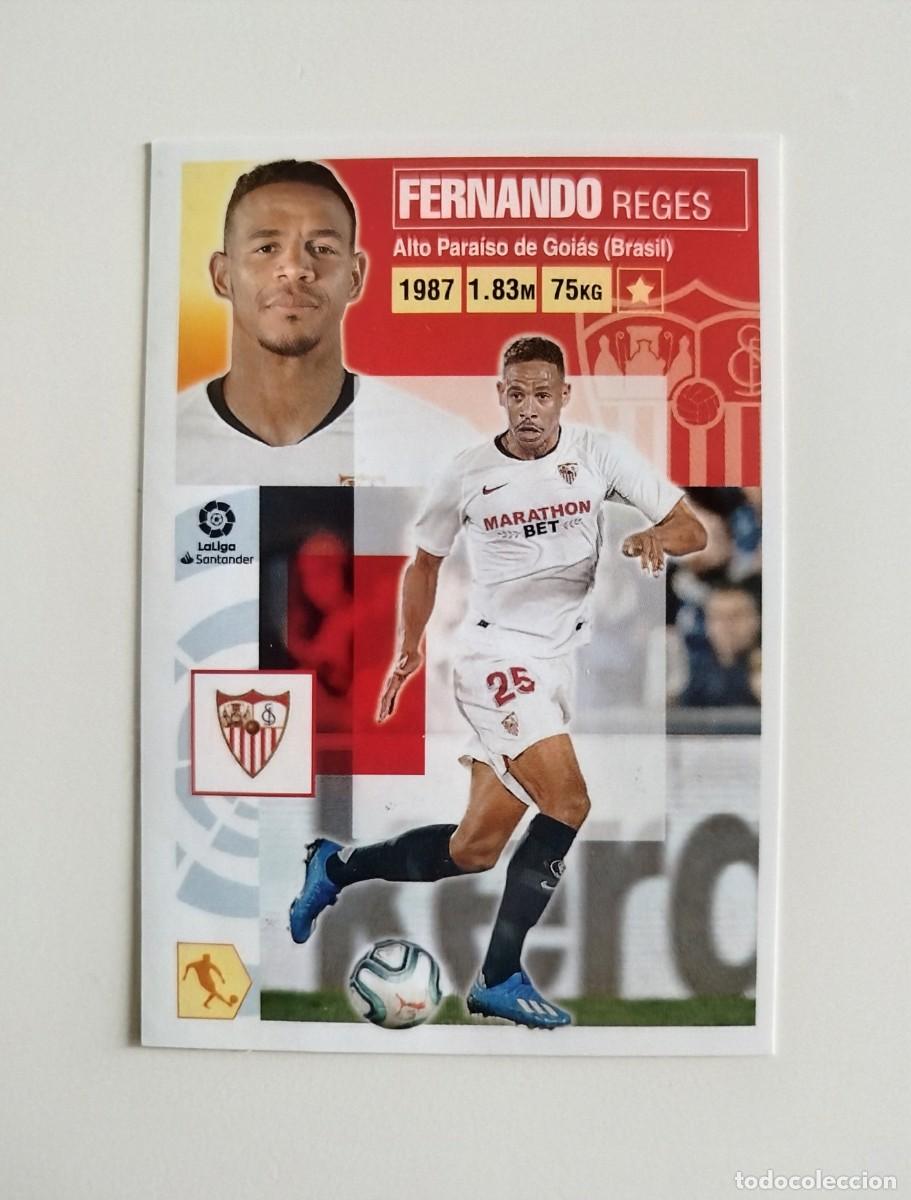 Cromos de Futebol: Fernando 10 SIN PEGAR NUNCA PEGADO Sevilla FC Liga Ediciones Este 20 21 / 2020 2021