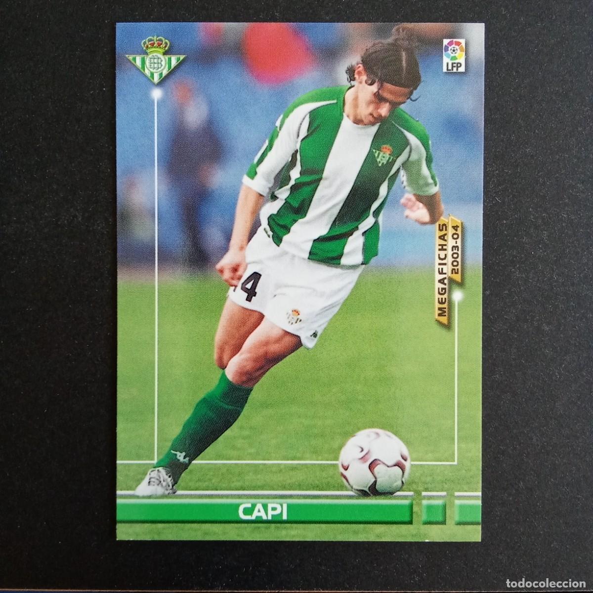 Cromos de Futebol: 87 CAPI BETIS LIGA 2003 2004 03 04 MEGAFICHAS PANINI