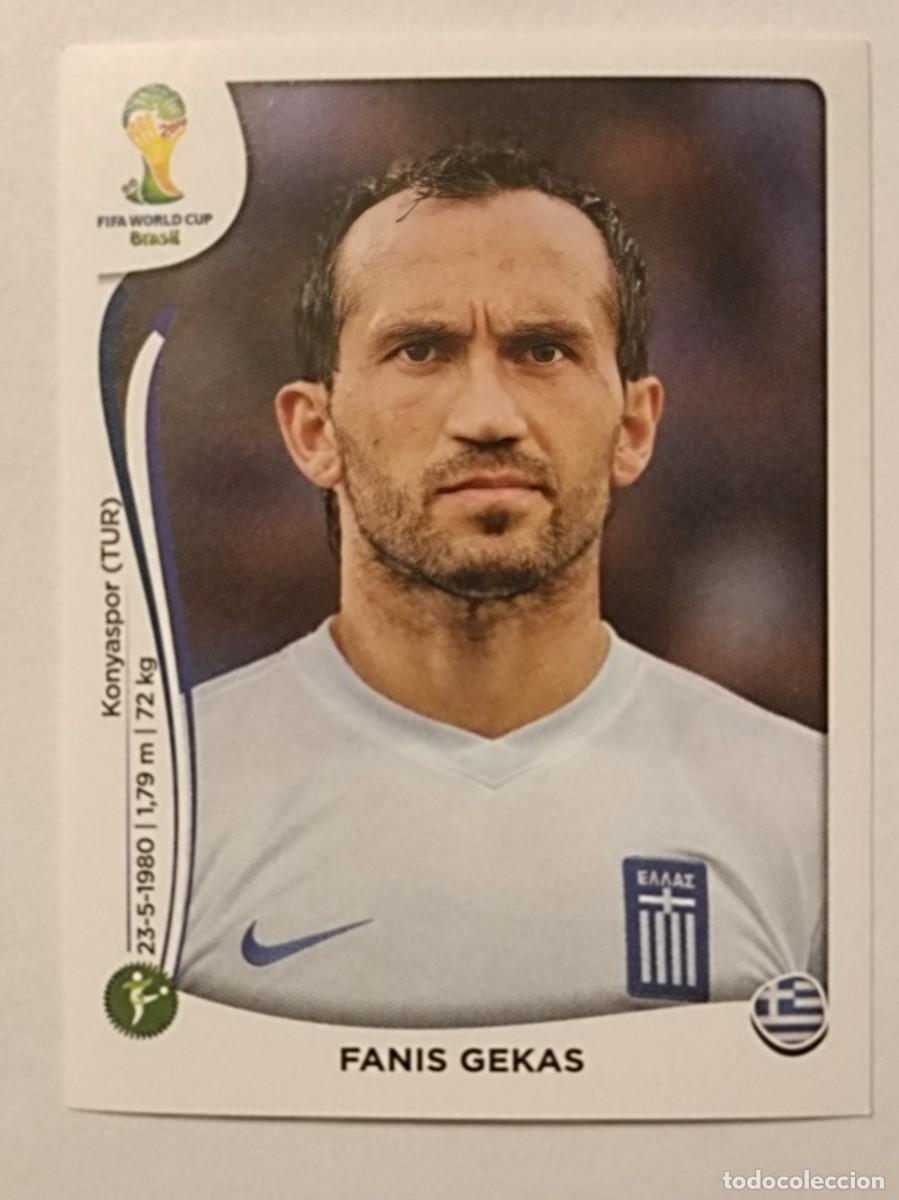 Cromos de f&uacute;tbol: #220 GEKAS (GRECIA) MUNDIAL BRASIL 2014 PANINI