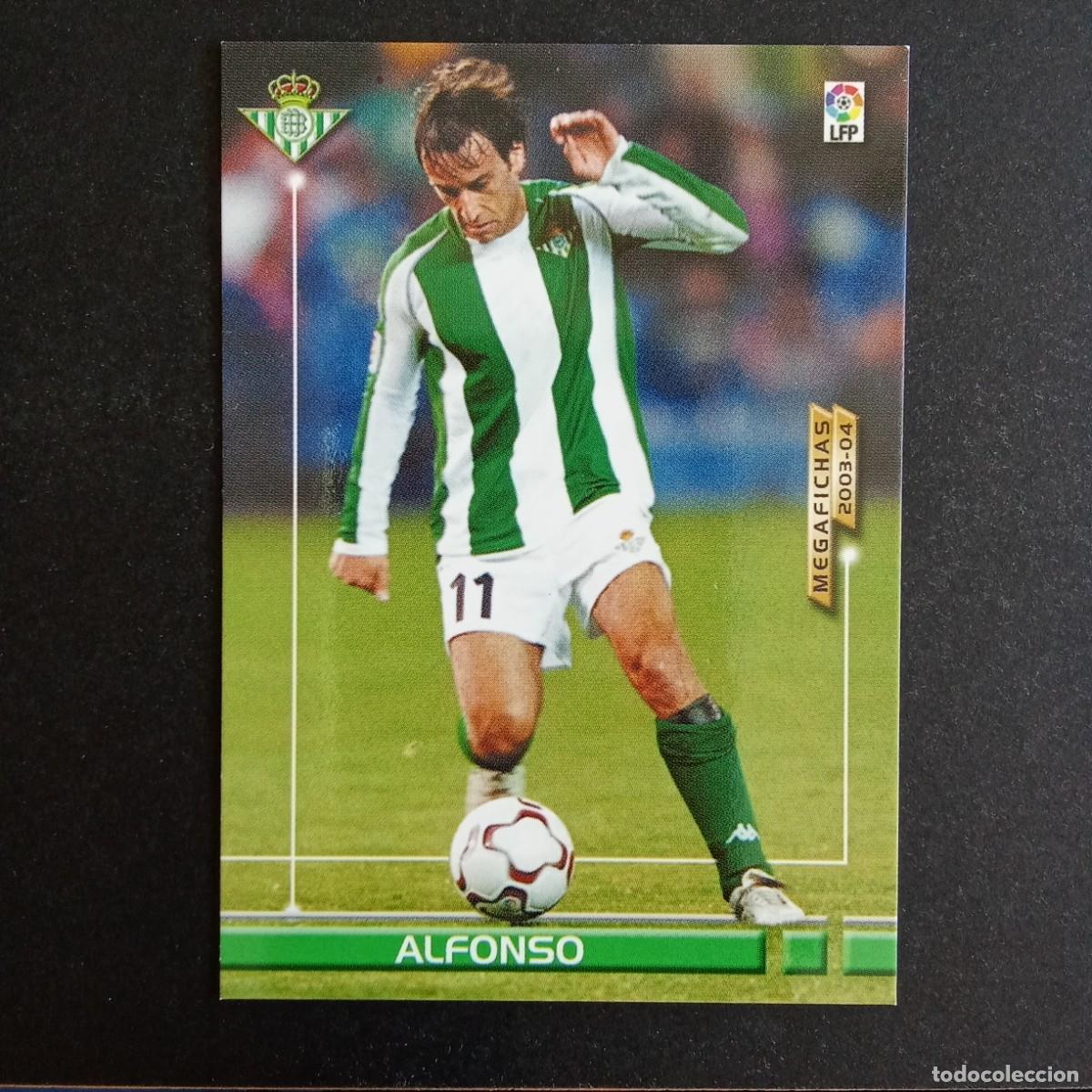 Cromos de f&uacute;tbol: 89 ALFONSO BETIS LIGA 2003 2004 03 04 MEGAFICHAS PANINI