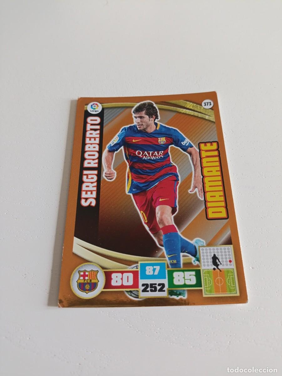 Cromos de f&uacute;tbol: Adrenalyn 2015/16 Sergio Roberto Barcelona