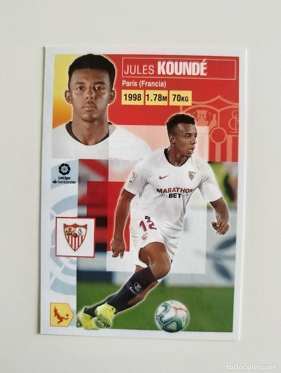Cromos de f&uacute;tbol: Kound&eacute; 5 SIN PEGAR NUNCA PEGADO Sevilla FC Liga Ediciones Este 20 21 / 2020 2021