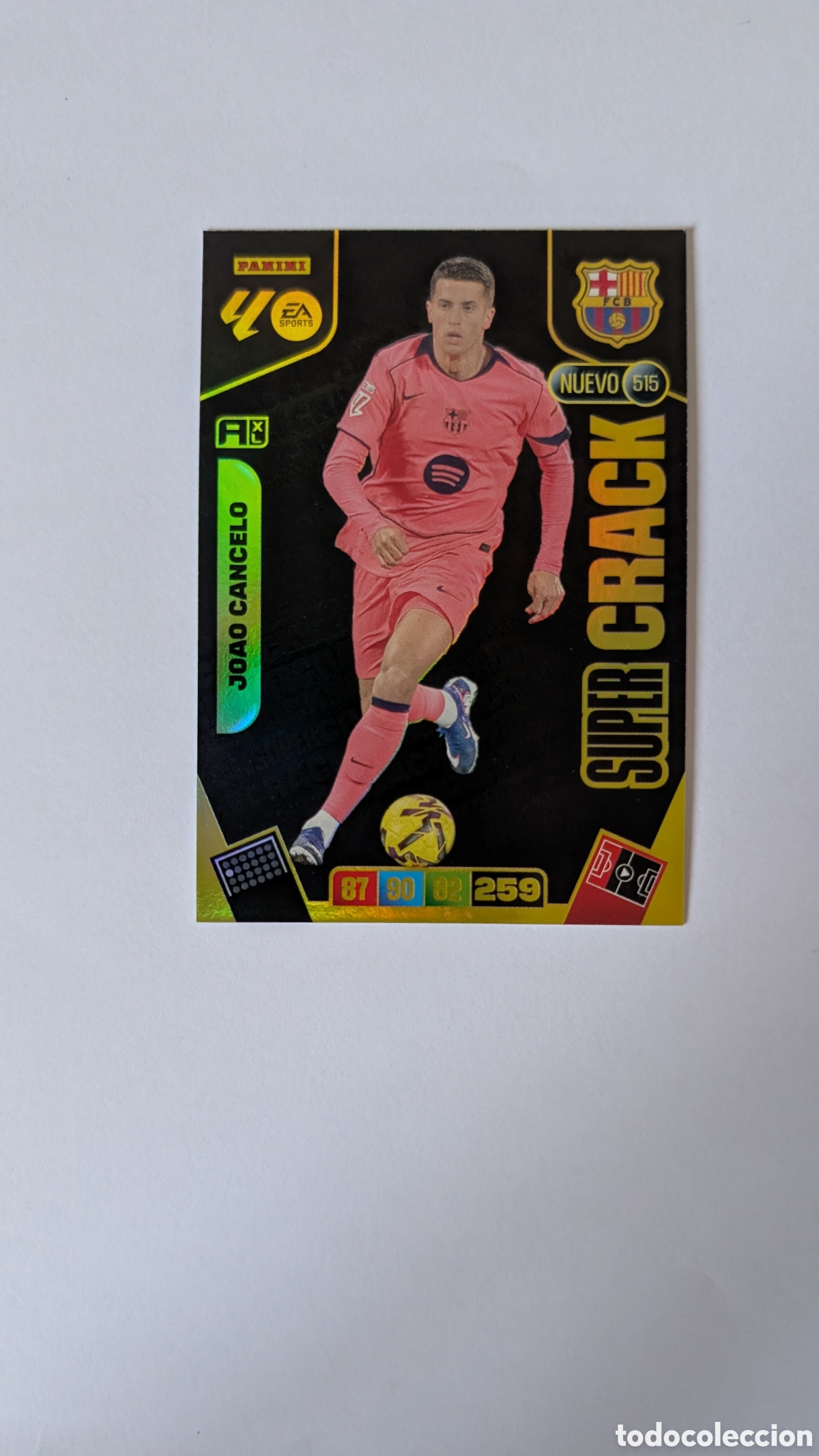Cromos de f&uacute;tbol: JOAO CANCELO BARCELONA 515 NUEVO SUPER CRACK ADRENALYN XL LIGA 2025/2026 25 26 PANINI