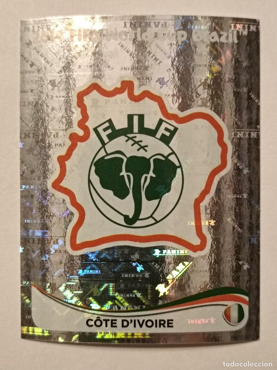 Cromos de f&uacute;tbol: #222 ESCUDO (COSTA DE MARFIL) MUNDIAL BRASIL 2014 PANINI