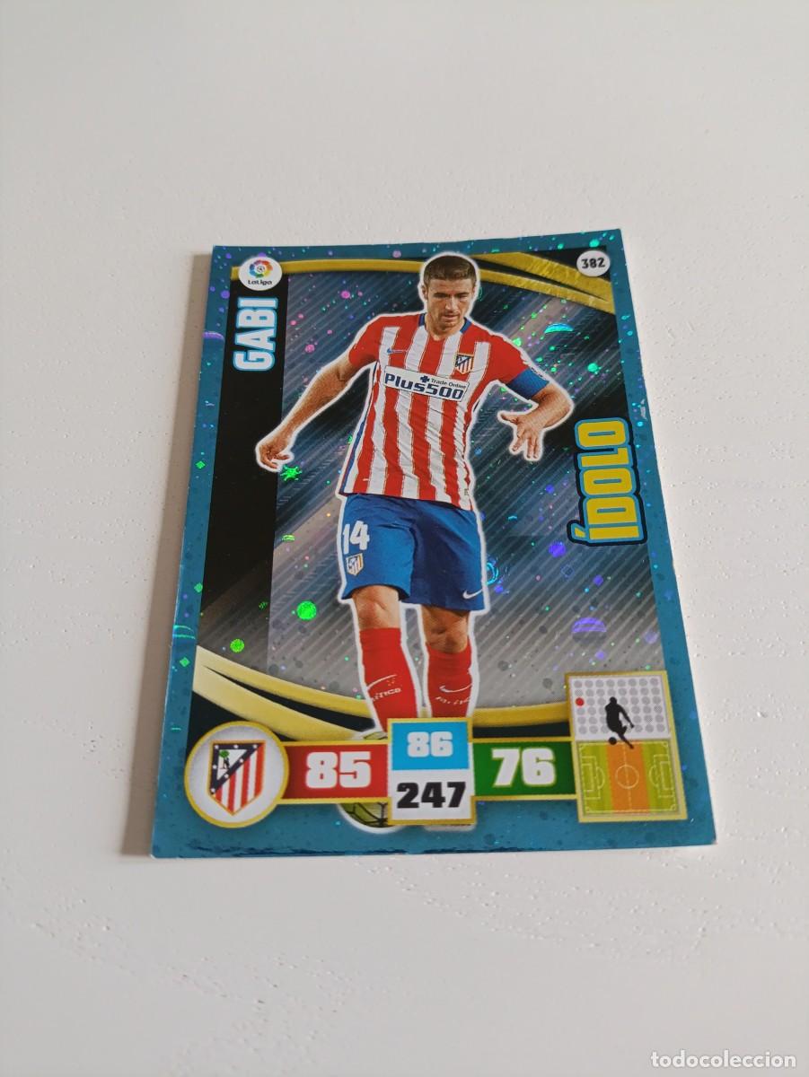 Cromos de f&uacute;tbol: Adrenalyn 2015/16 Gabi Atl&eacute;tico de Madrid