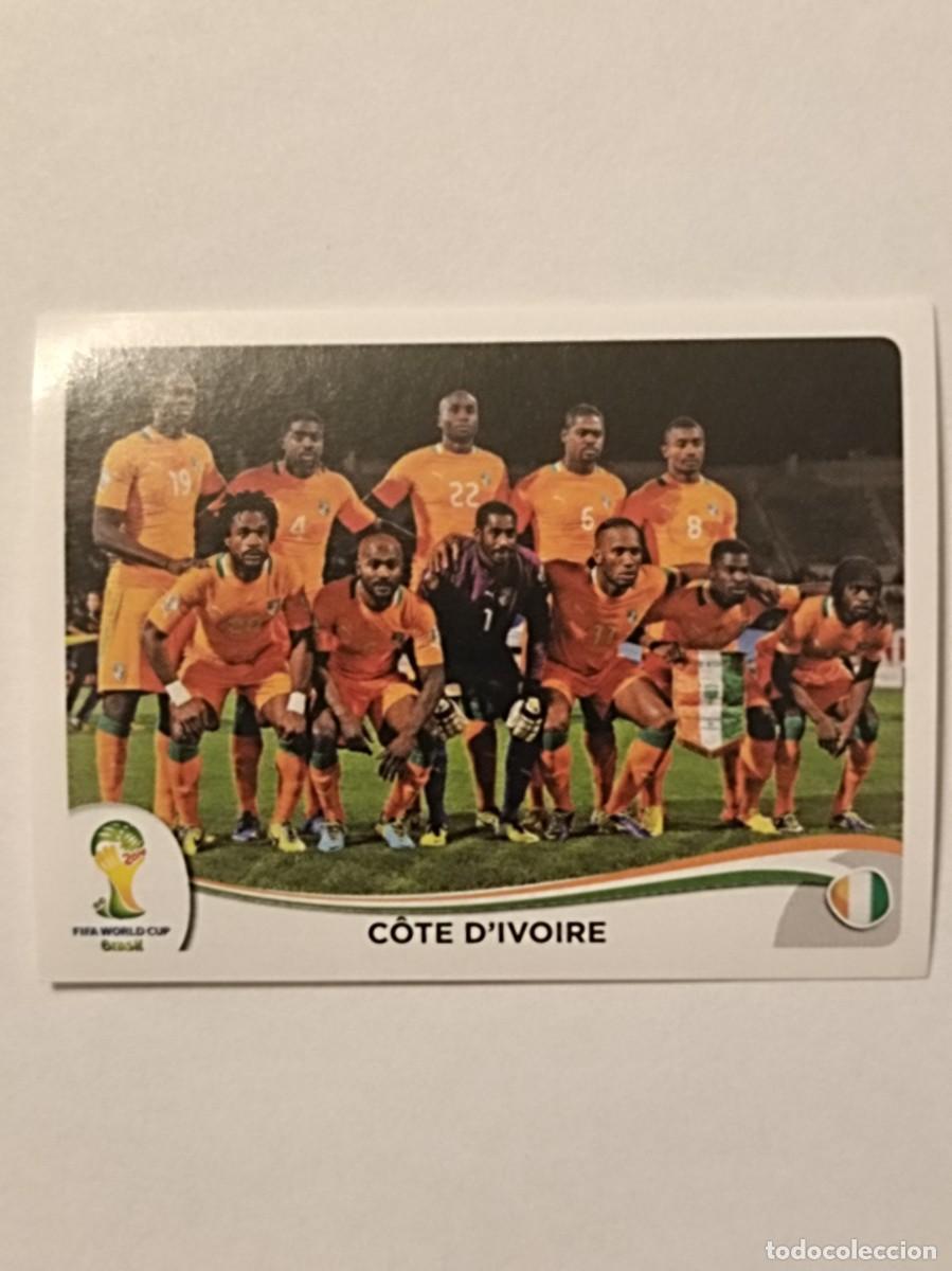 Fu&szlig;ball-Sticker: #223 ALINEACION (COSTA DE MARFIL) MUNDIAL BRASIL 2014 PANINI