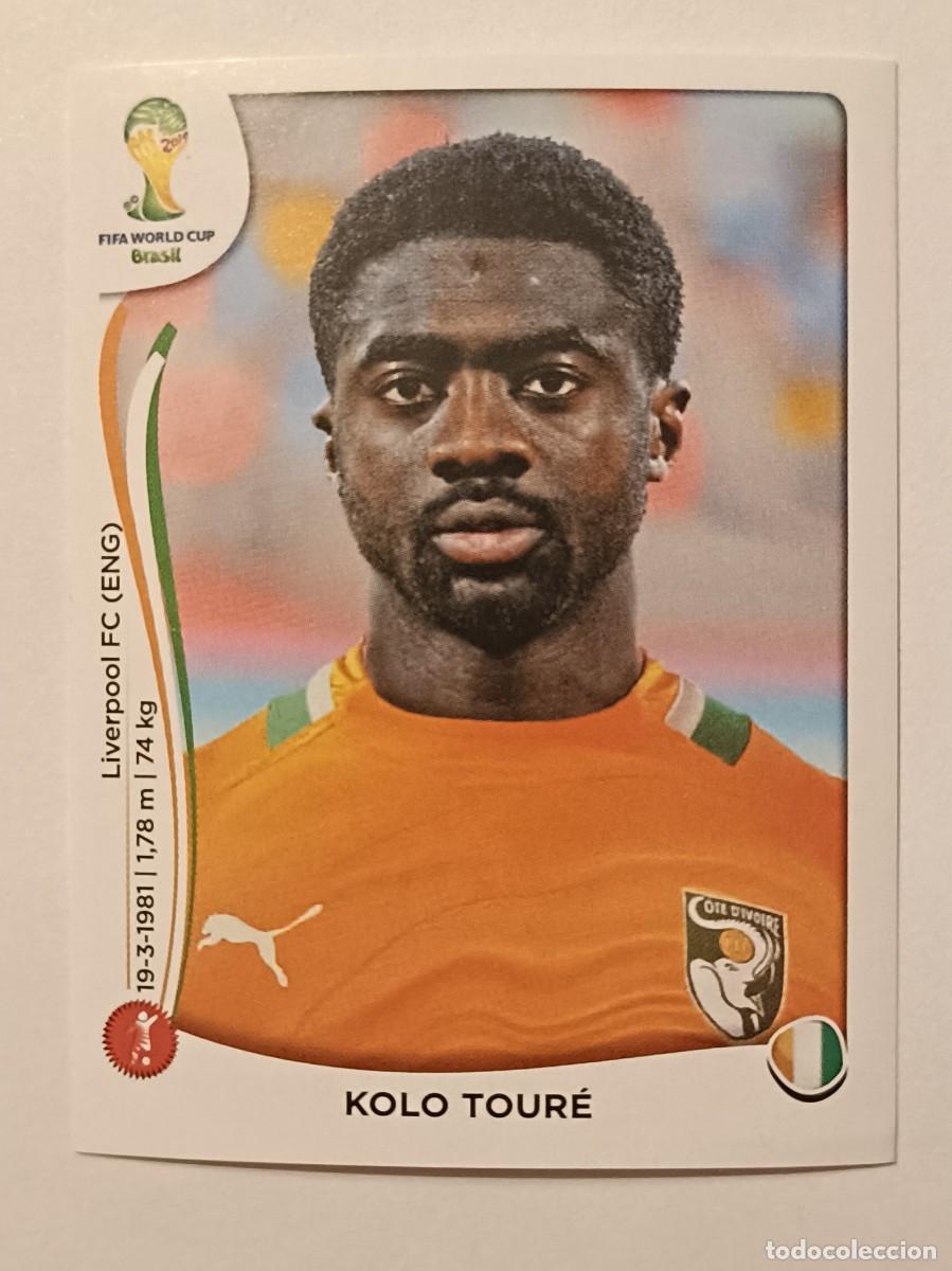 Fu&szlig;ball-Sticker: #225 KOLO TOURE (COSTA DE MARFIL) MUNDIAL BRASIL 2014 PANINI