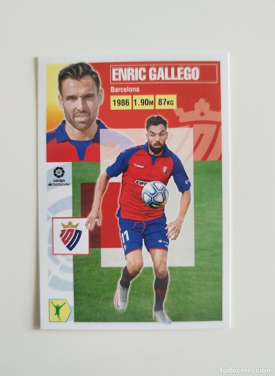 Fu&szlig;ball-Sticker: Enric Gallego 18 SIN PEGAR NUNCA PEGADO CA Osasuna Liga Ediciones Este 20 21 / 2020 2021