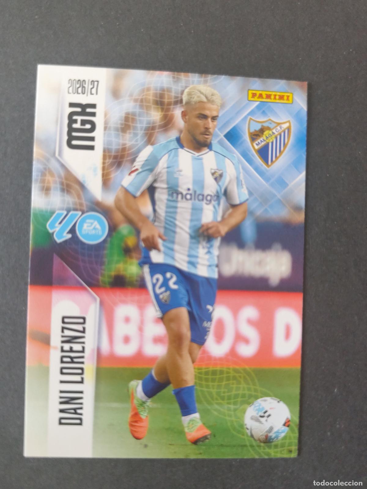 Cromos de f&uacute;tbol: 245 DANI LORENZO M&Aacute;LAGA MEGACRACKS 2026 2027 26 27