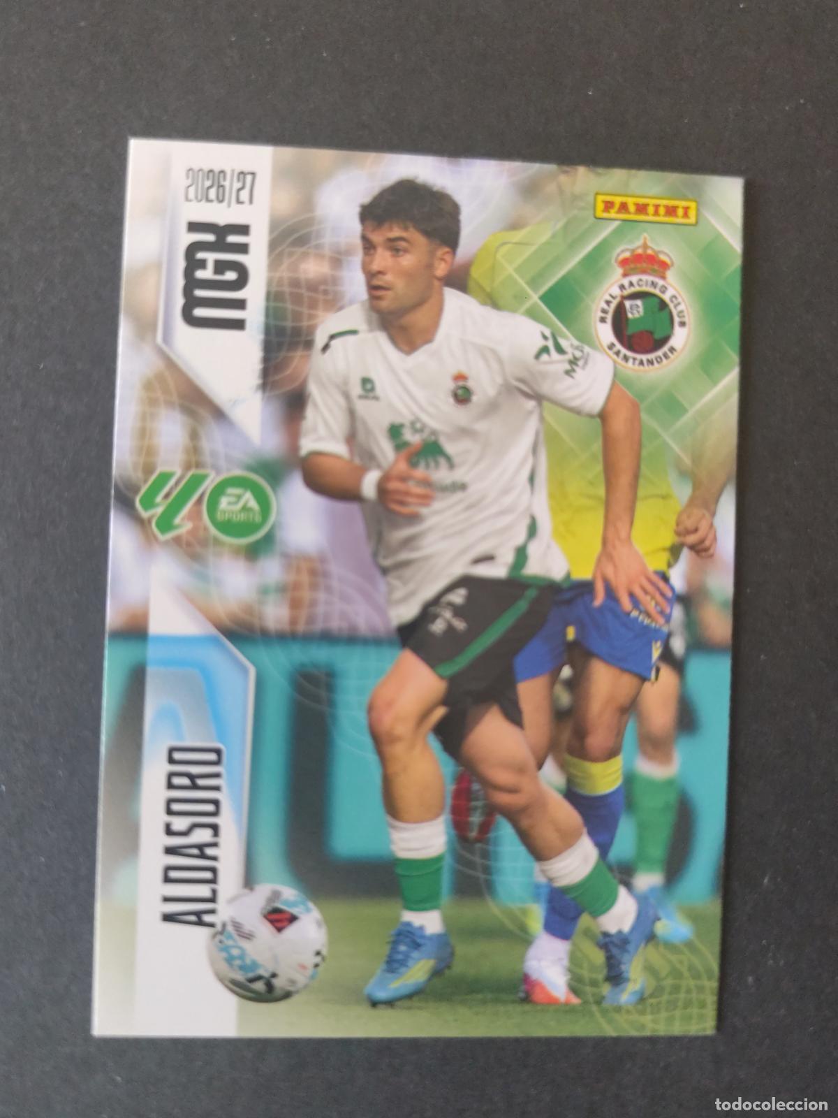 Cromos de f&uacute;tbol: 283 ALDASORO RACING SANTANDER MEGACRACKS 2026 2027 26 27