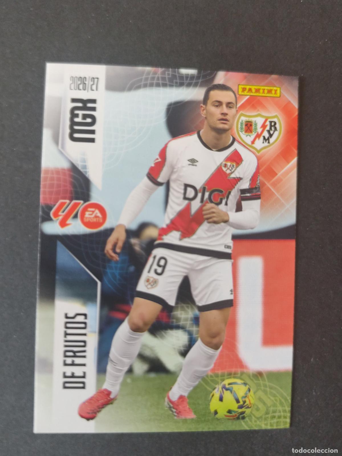 Cromos de f&uacute;tbol: 304 DE FRUTOS RAYO VALLECANO MEGACRACKS 2026 2027 26 27