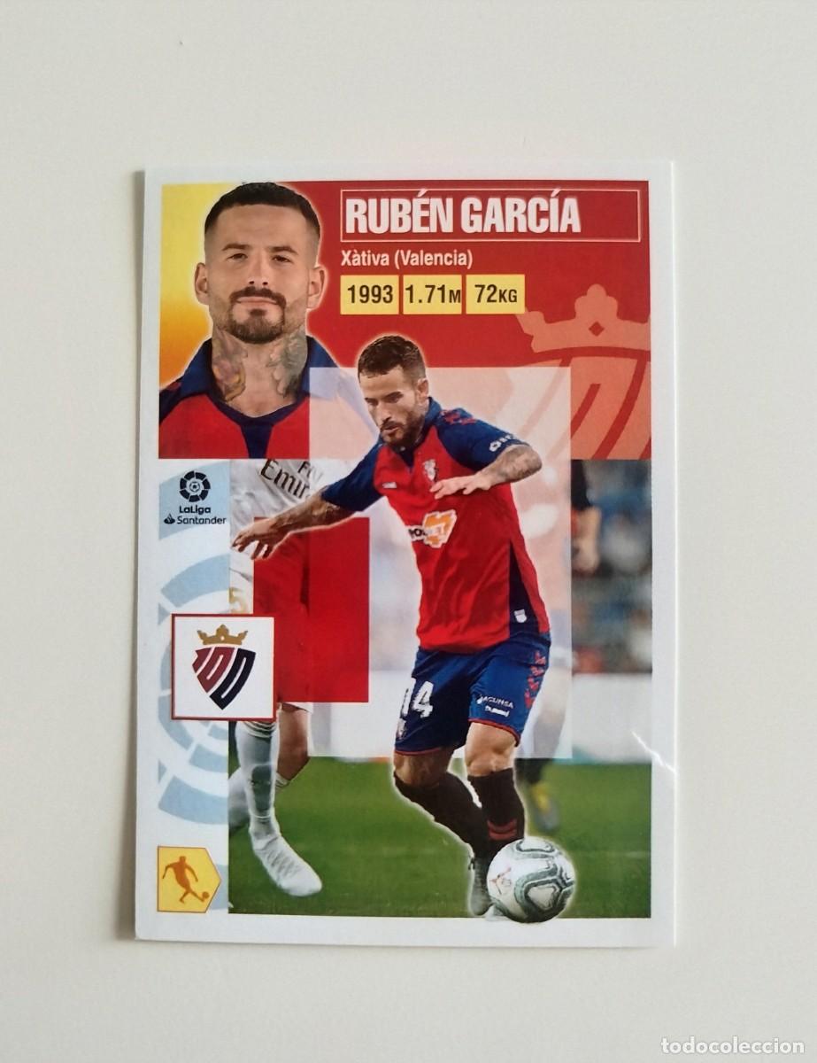 Cromos de f&uacute;tbol: Rub&eacute;n Garc&iacute;a 13 SIN PEGAR NUNCA PEGADO CA Osasuna Liga Ediciones Este 20 21 / 2020 2021
