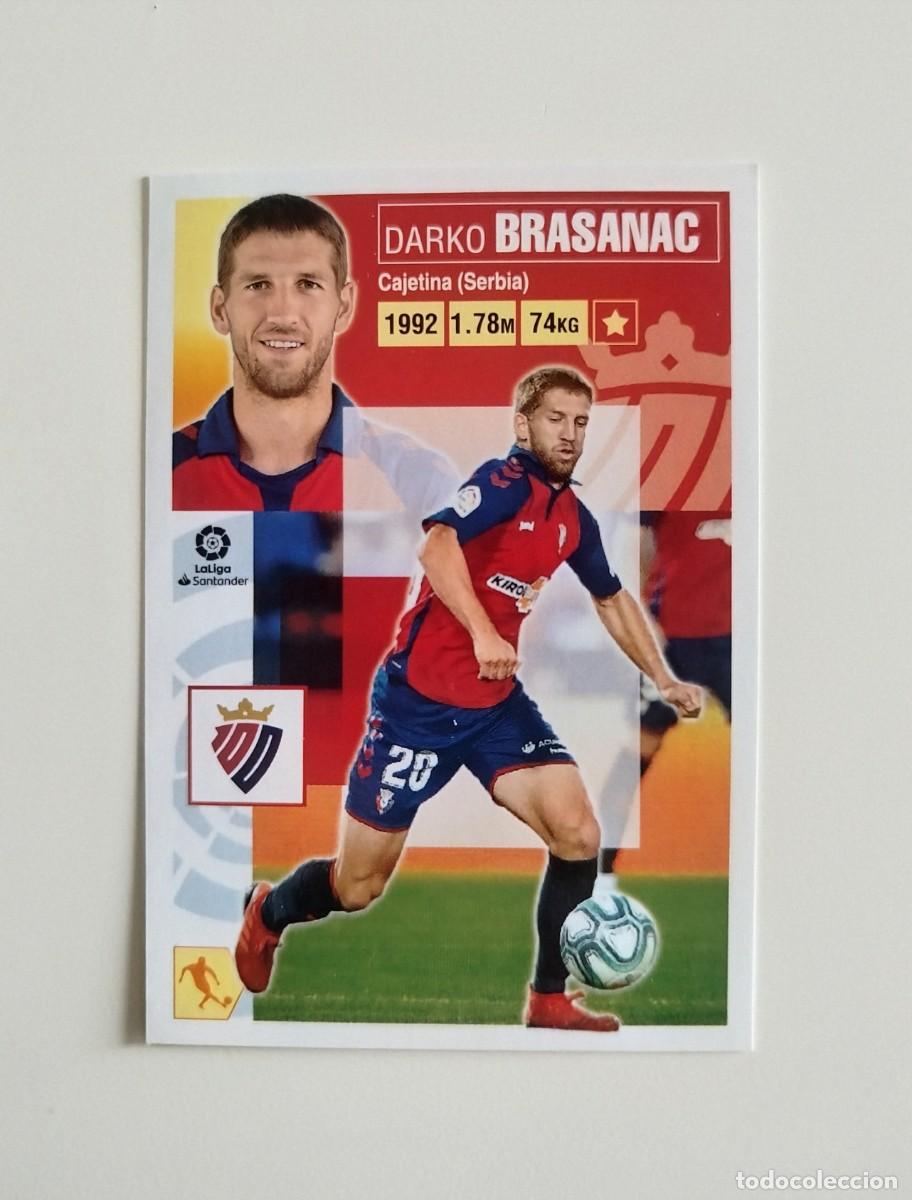 Fu&szlig;ball-Sticker: Brasanac 11 SIN PEGAR NUNCA PEGADO CA Osasuna Liga Ediciones Este 20 21 / 2020 2021