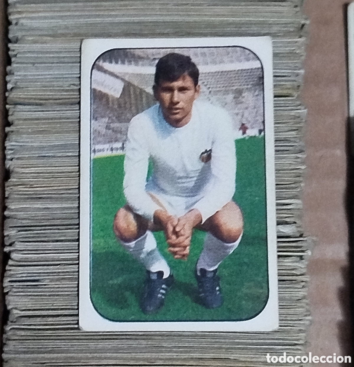 Figurine di Calcio: SIN PEGAR BAJA VALENCIA BARRERO 76 77 1976 1977 ESTE CROMO NUNCA PEGADO