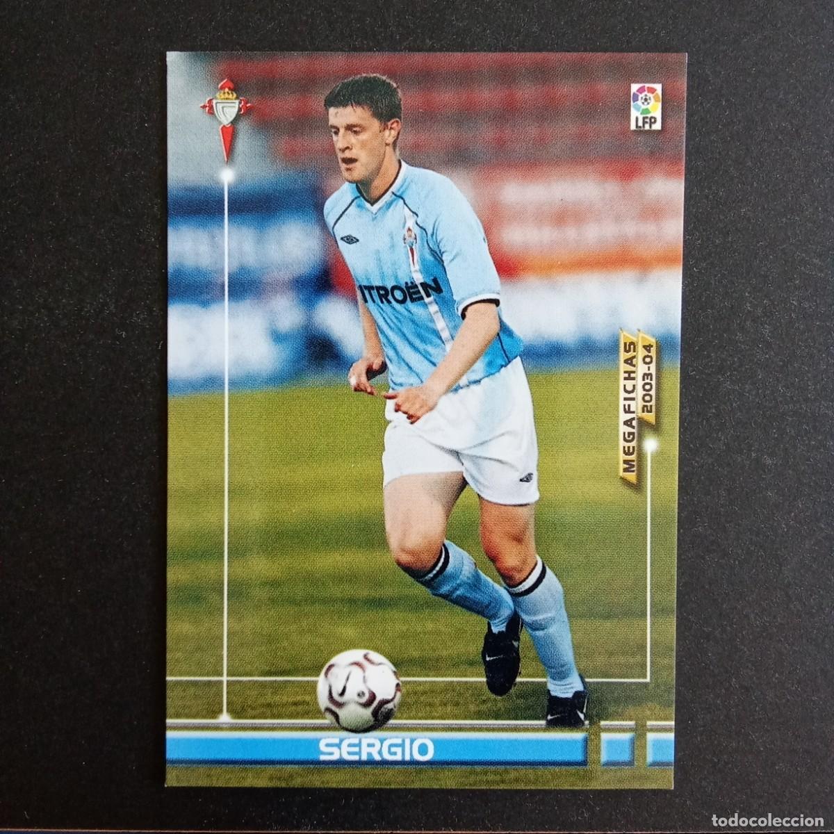 Cromos de f&uacute;tbol: 95 SERGIO CELTA LIGA 2003 2004 03 04 MEGAFICHAS PANINI
