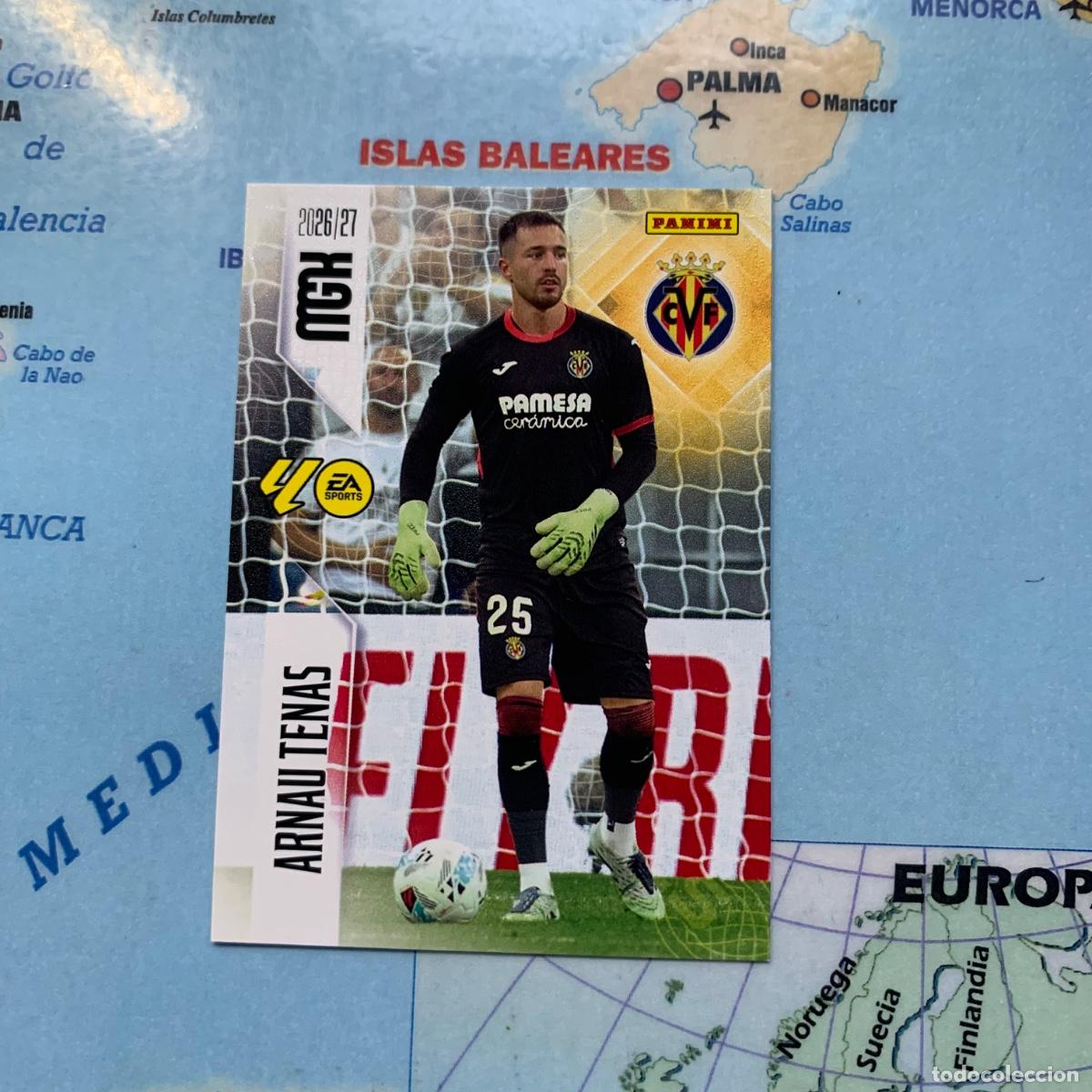 Cromos de f&uacute;tbol: Arnau Tenas n&uacute;mero 363 del Villarreal megacracks 26-27 2026-2027
